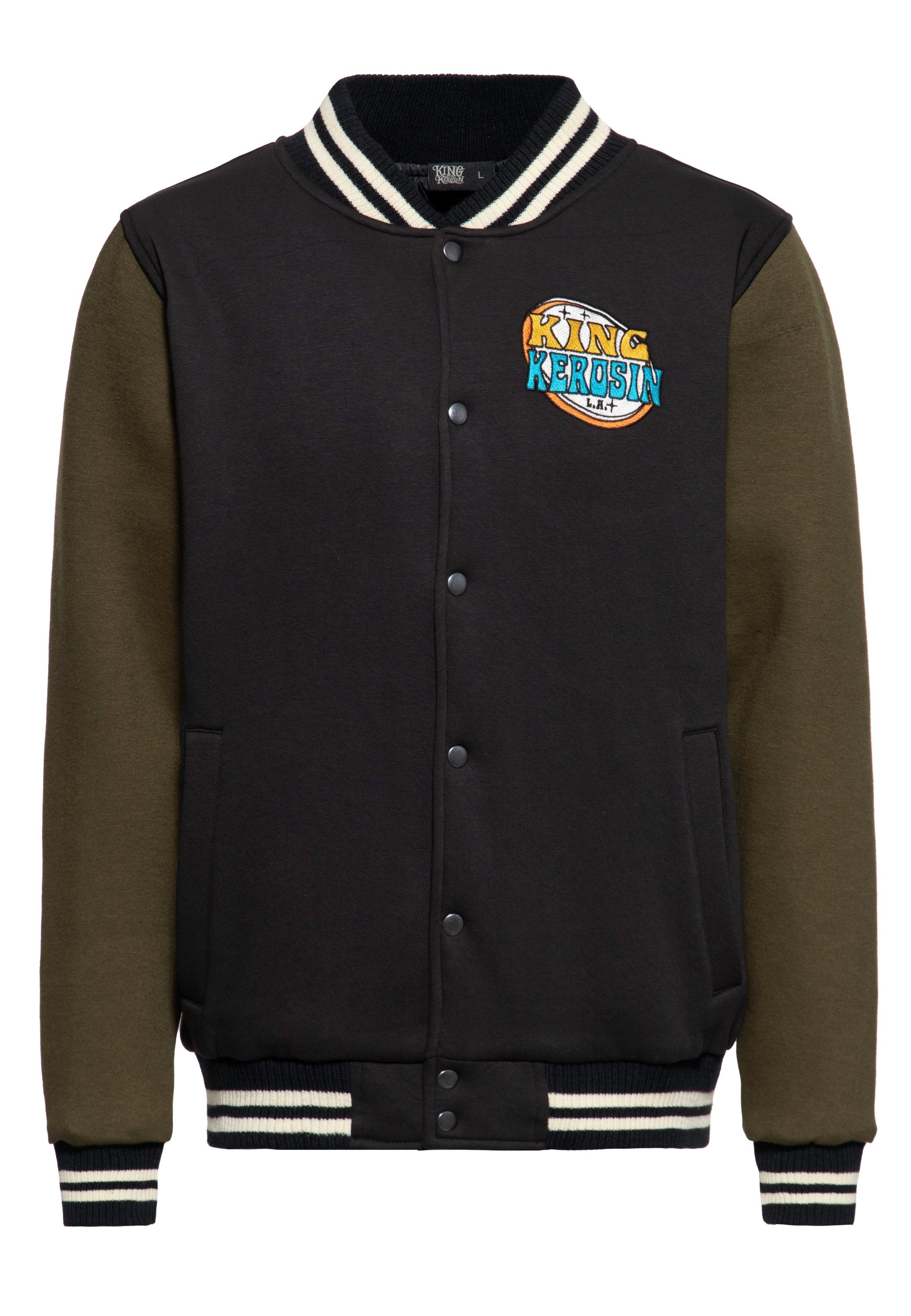 KingKerosin Collegejacke Street Fire (1-St) mit Innenfutter