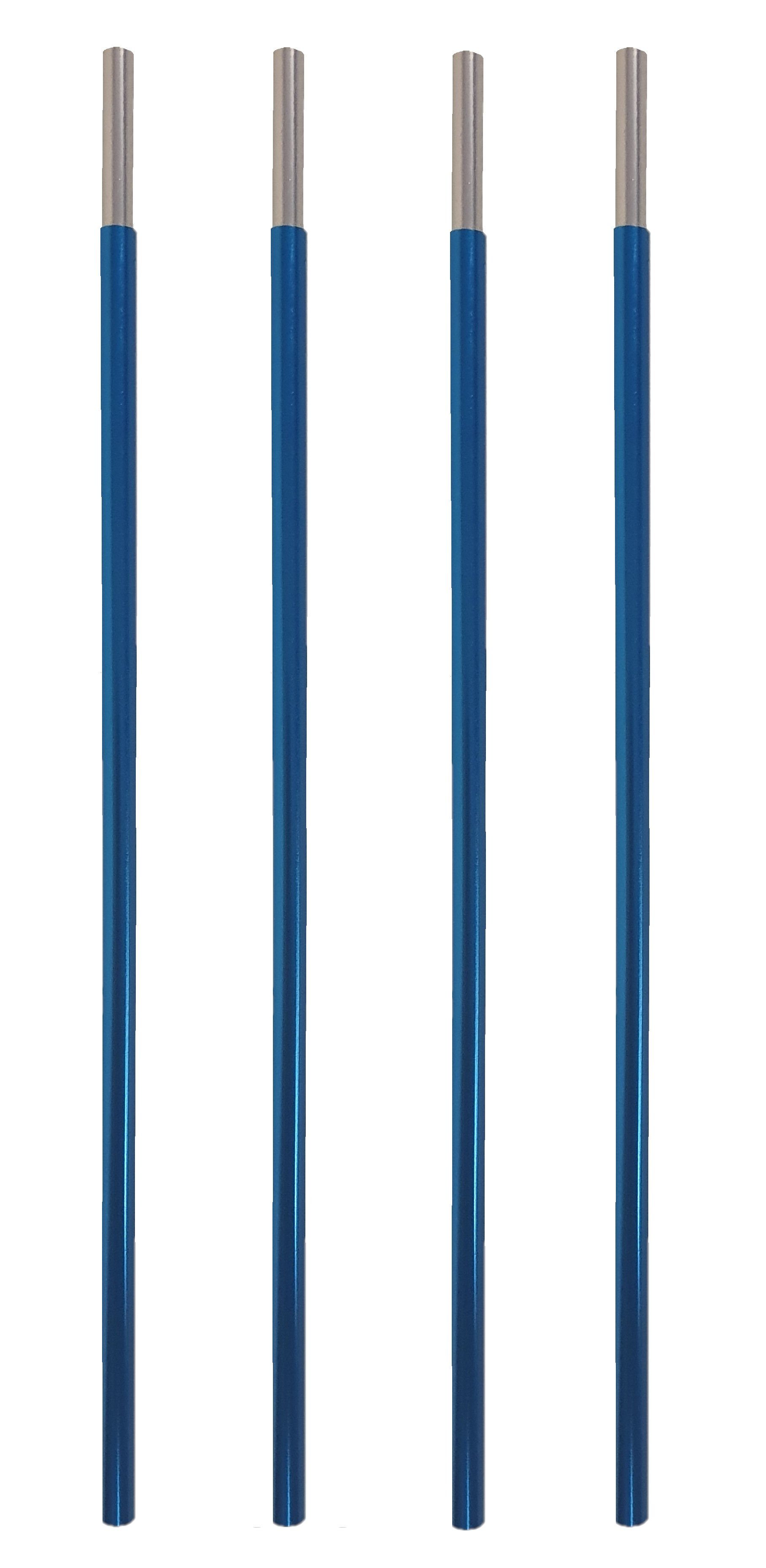 Zeltstange Aludural Zeltstangen 4 Segmente Erstatzstangen 8,5 mm Durchmesser