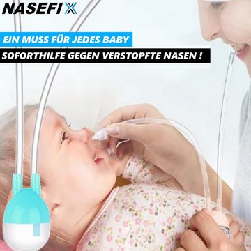 MAVURA Nasensauger NASEFIX Baby Nasensauger Nasensekretsauger Nasenreiniger Nasenschleim, Nasen Schleim Sauger Nasensekretabsauger Sanft
