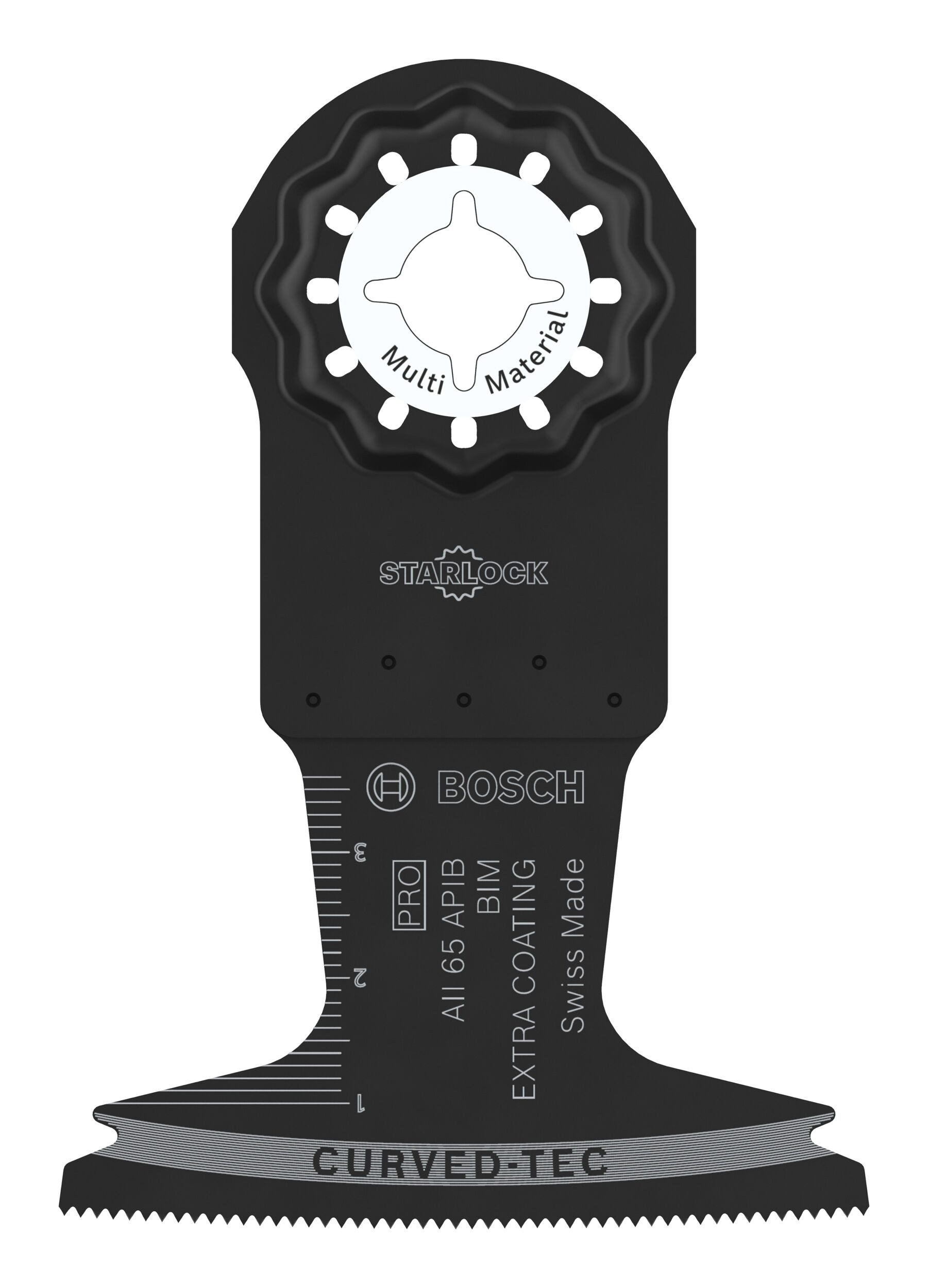BOSCH Tauchsägeblatt Pro AII (10 Stück), AII 65 APIB für Multifunktionswerkzeuge, 65 x 40 mm - 10er-Pack