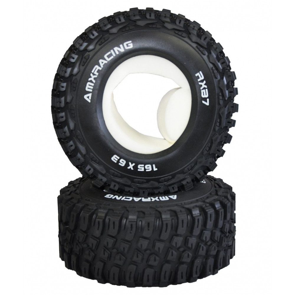 Modellbausatz Reifen und Einlagen - 2 Stück- für RXB7 RC-Fahrzeuge -schwarz