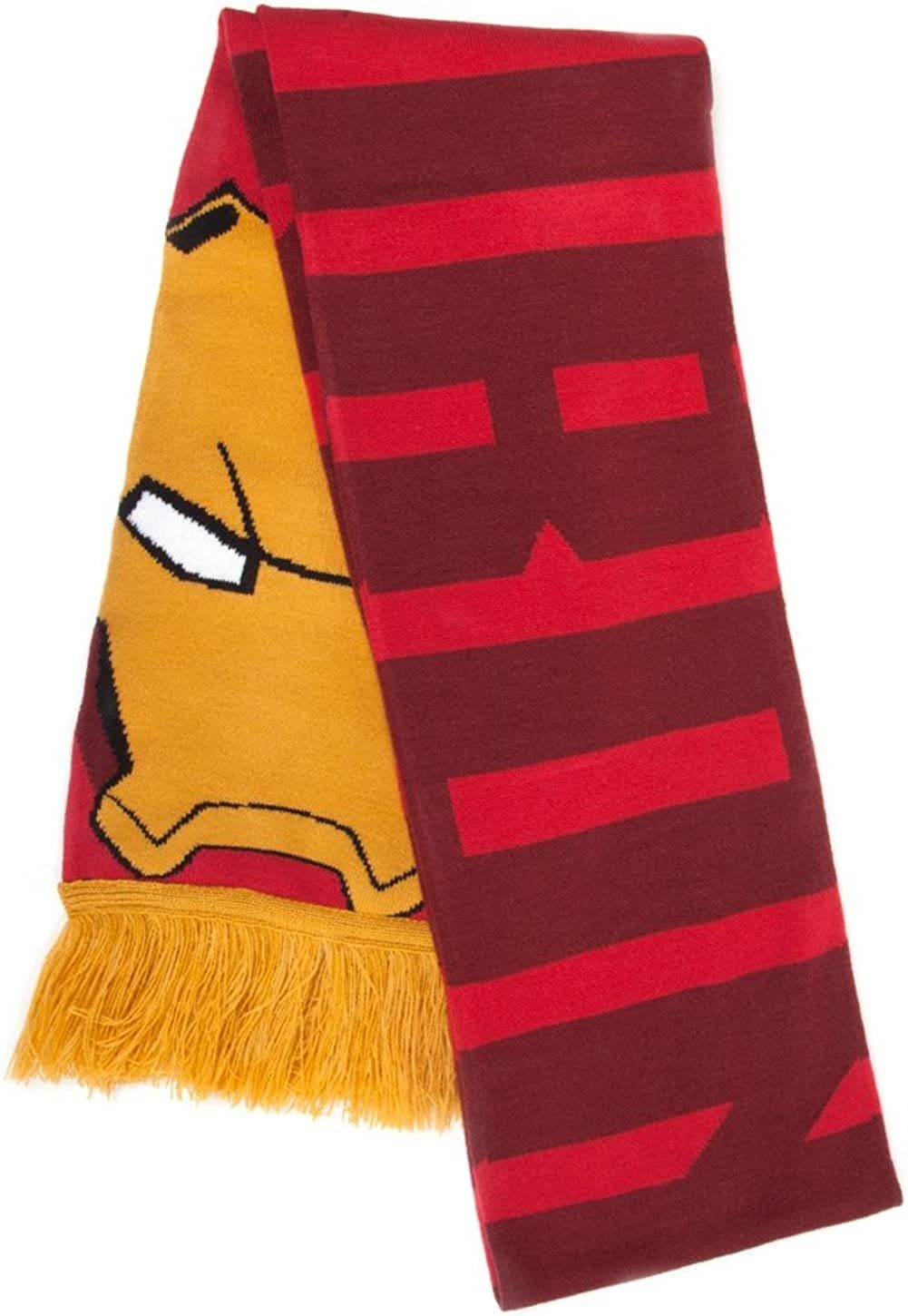 MARVEL Strickschal MARVEL Ironman Schal Jungen + Mädchen Jugendliche + Erwachsene