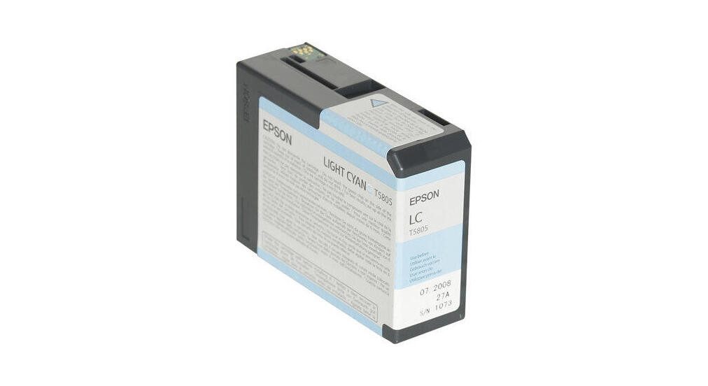Epson Epson T5805 Druckerpatrone cyan hell Tintenpatrone