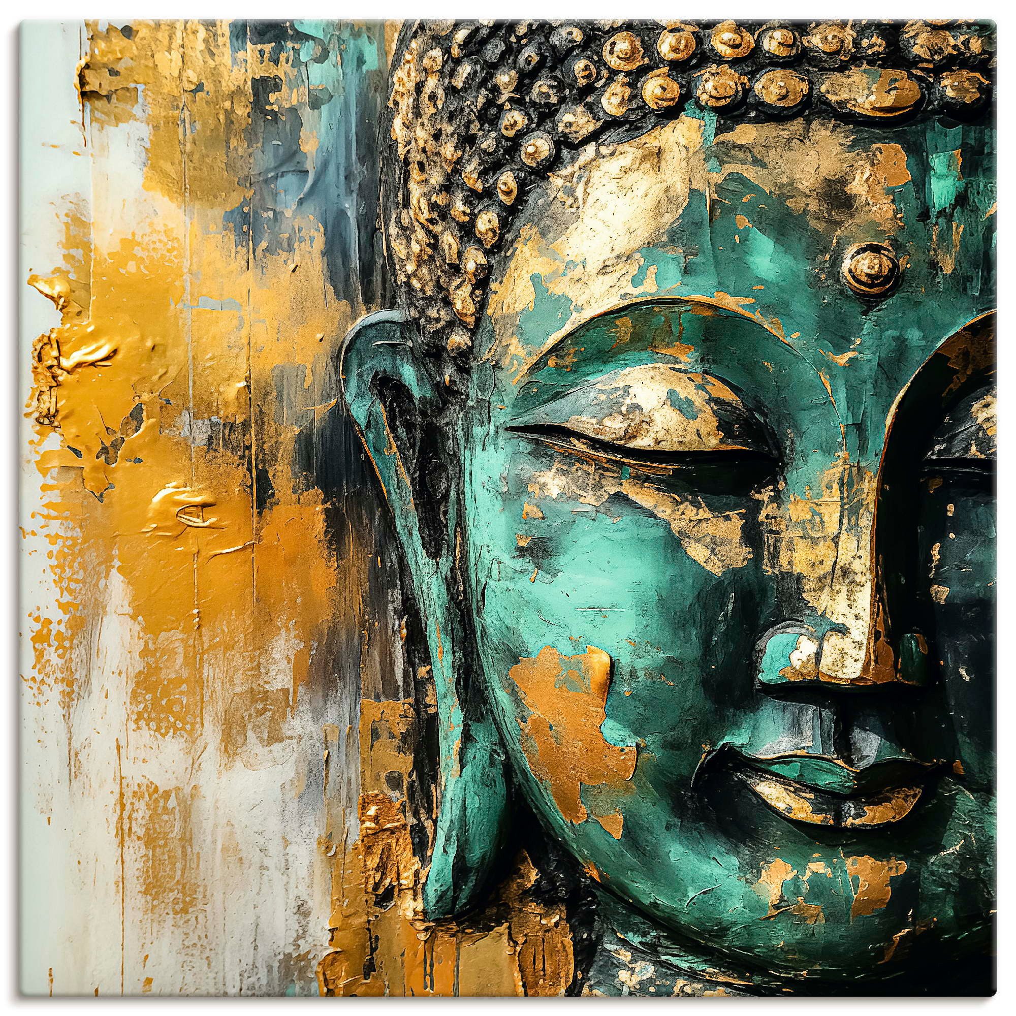 Artland Wandbild Budda, Buddhismus (1 St), als Alubild, Leinwandbild, Poster, Wandaufkleber in verschied. Größen
