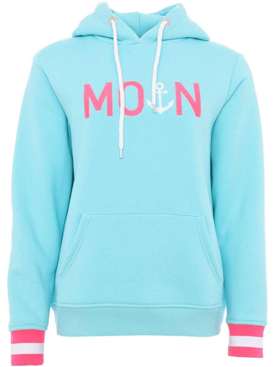 Zwillingsherz Hoodie "Rahel" Fronttaschen, innen mit günstig online kaufen