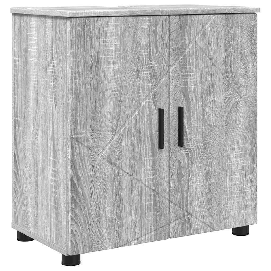 vidaXL Badezimmerspiegelschrank Badezimmer Schrank Grau Sonoma günstig online kaufen
