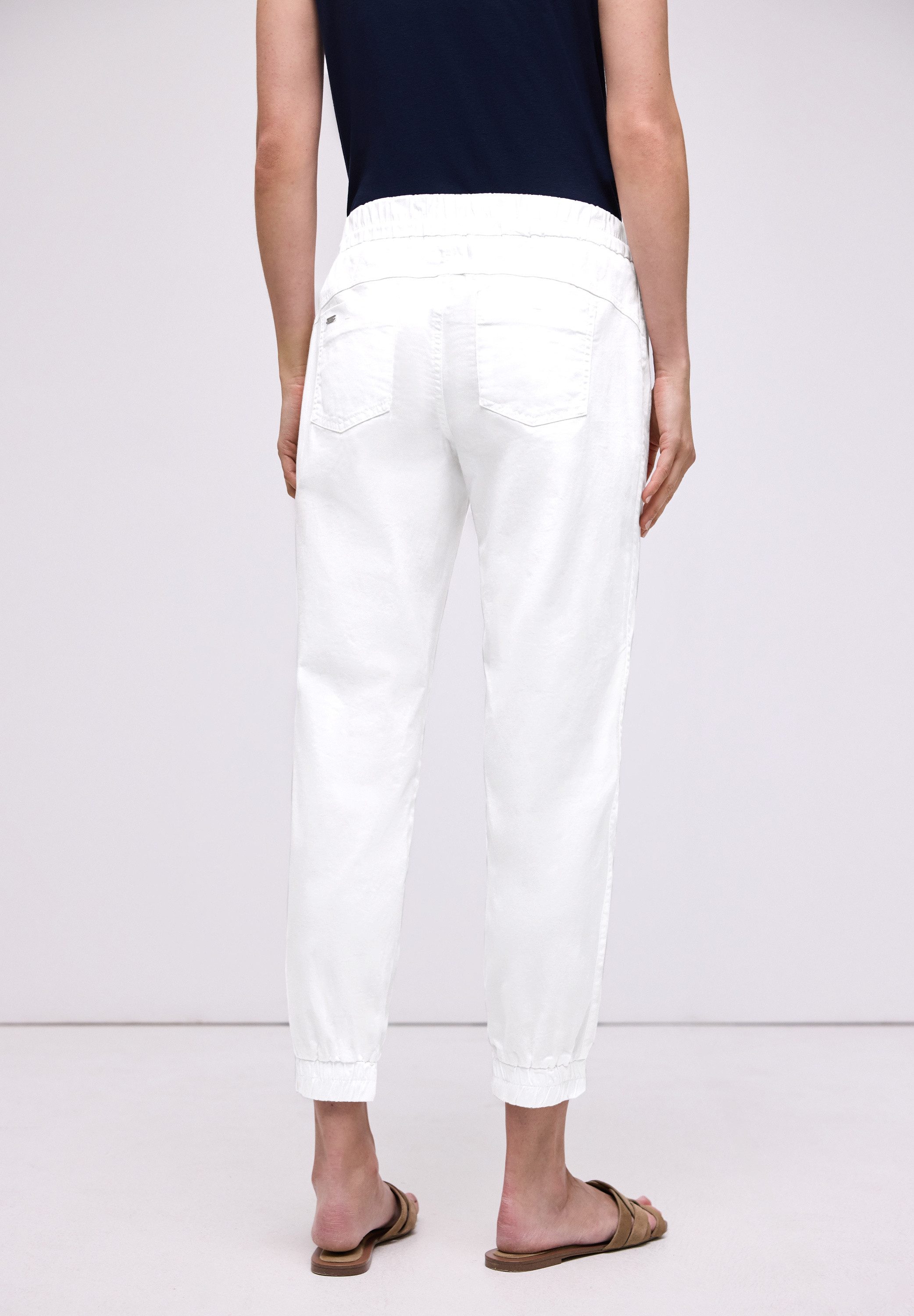STREET ONE Jogger Pants aus Baumwolle mit Stretchanteil
