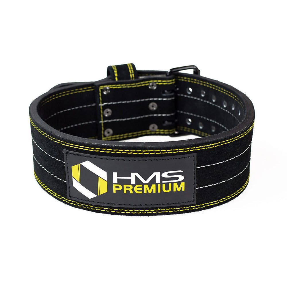 HMS Premium Rücken Stützgürtel Gewichthebergürtel (Spar-Set, 1-tlg., Krafttraining)