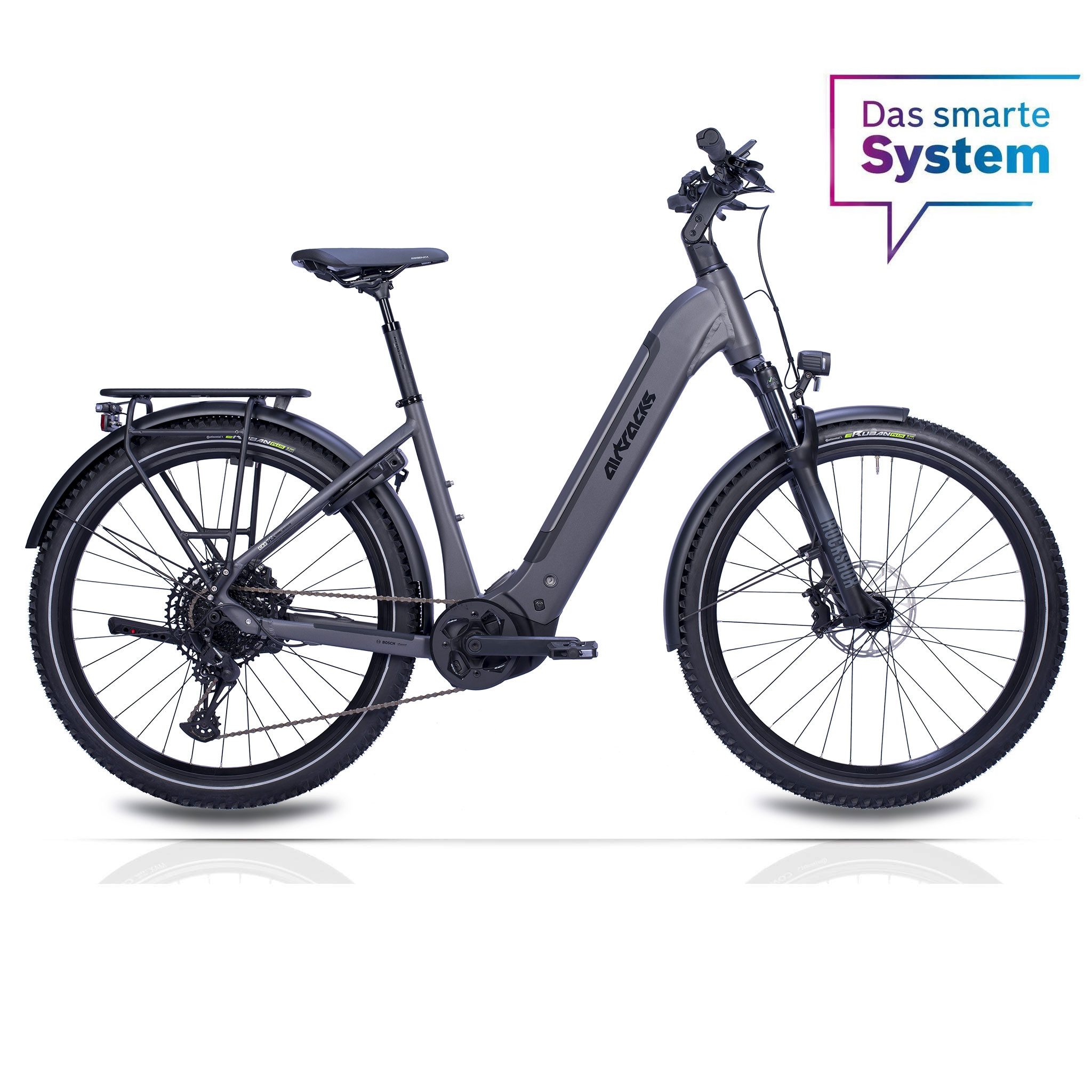 Airtracks E-Bike Trekkingrad 27,5" Damen E-BIKE SUV Wave LS TERRA CX2 BOSCH PERFORMANCE LINE PX, 12 Gang SRAM SX EAGLE Schaltwerk, Kettenschaltung, Mittelmotor, (Akku BOSCH POWERUBE 600 Wh Smart System), Dysplay INTUVIA 100, Tiefeinsteger, Größen - 45cm 50cm 55cm - Mod2026