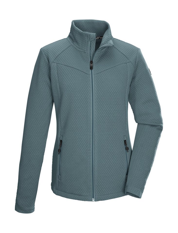 Killtec Strickjacke KOW 2 WMN FLX JCKT Damen Powerstretchjacke mit 2-Wege-Stretch und Kinnschutz.