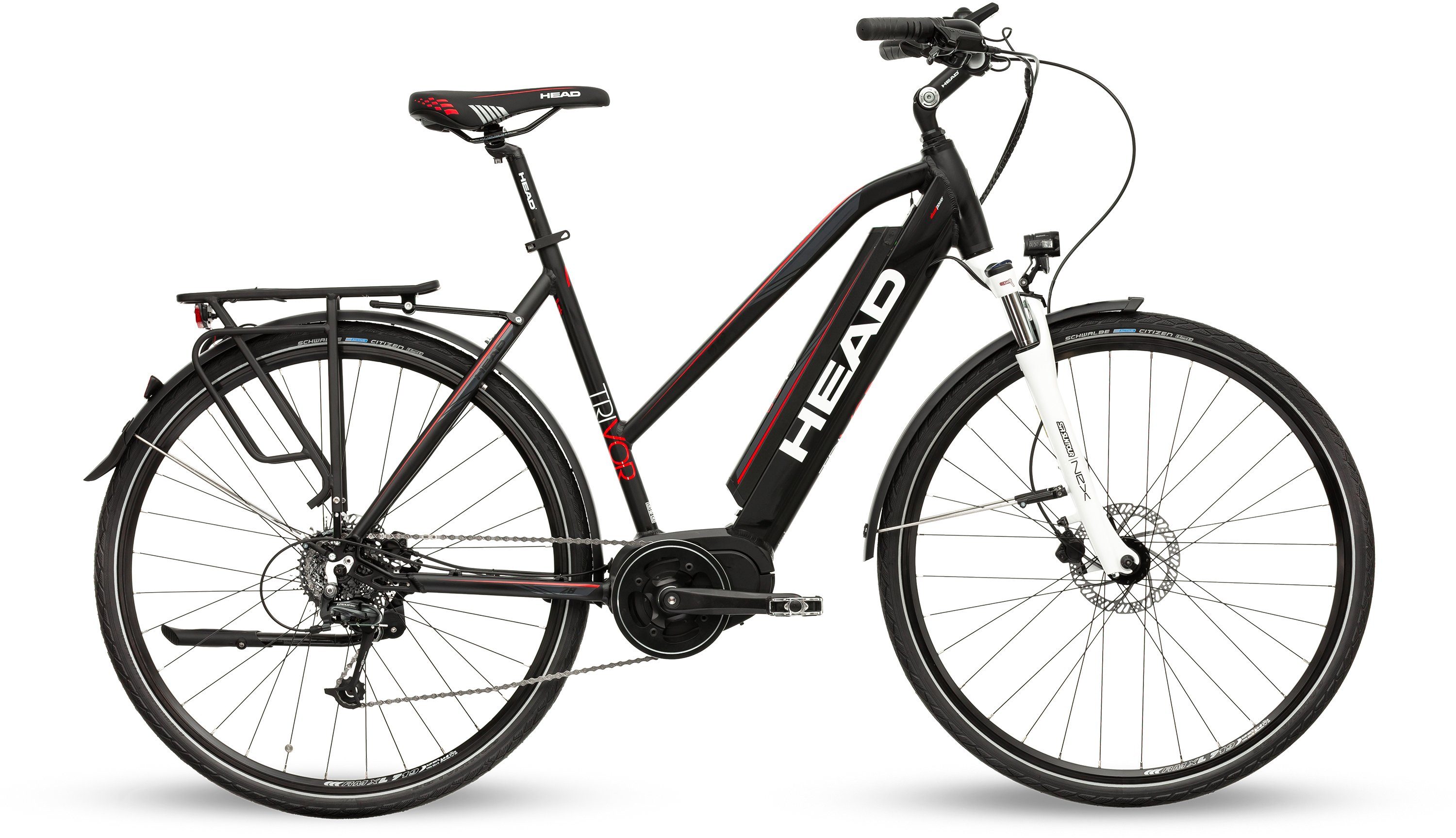 Head EBike »Trivor«, 9 Gang Shimano Acera RDT3000
