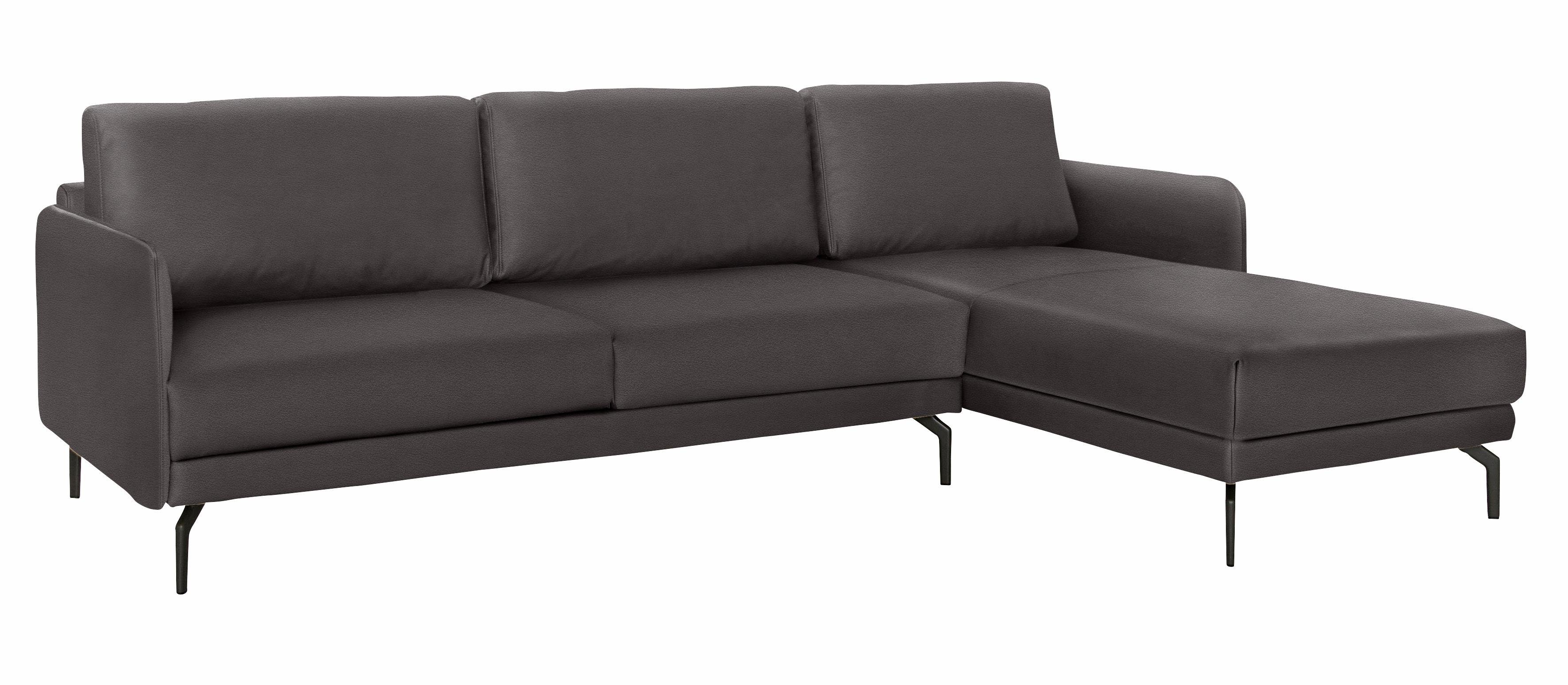 Breite sofa Armlehne Ecksofa sehr cm, schmal, hs.450, hülsta Alugussfuß 274 Umbragrau