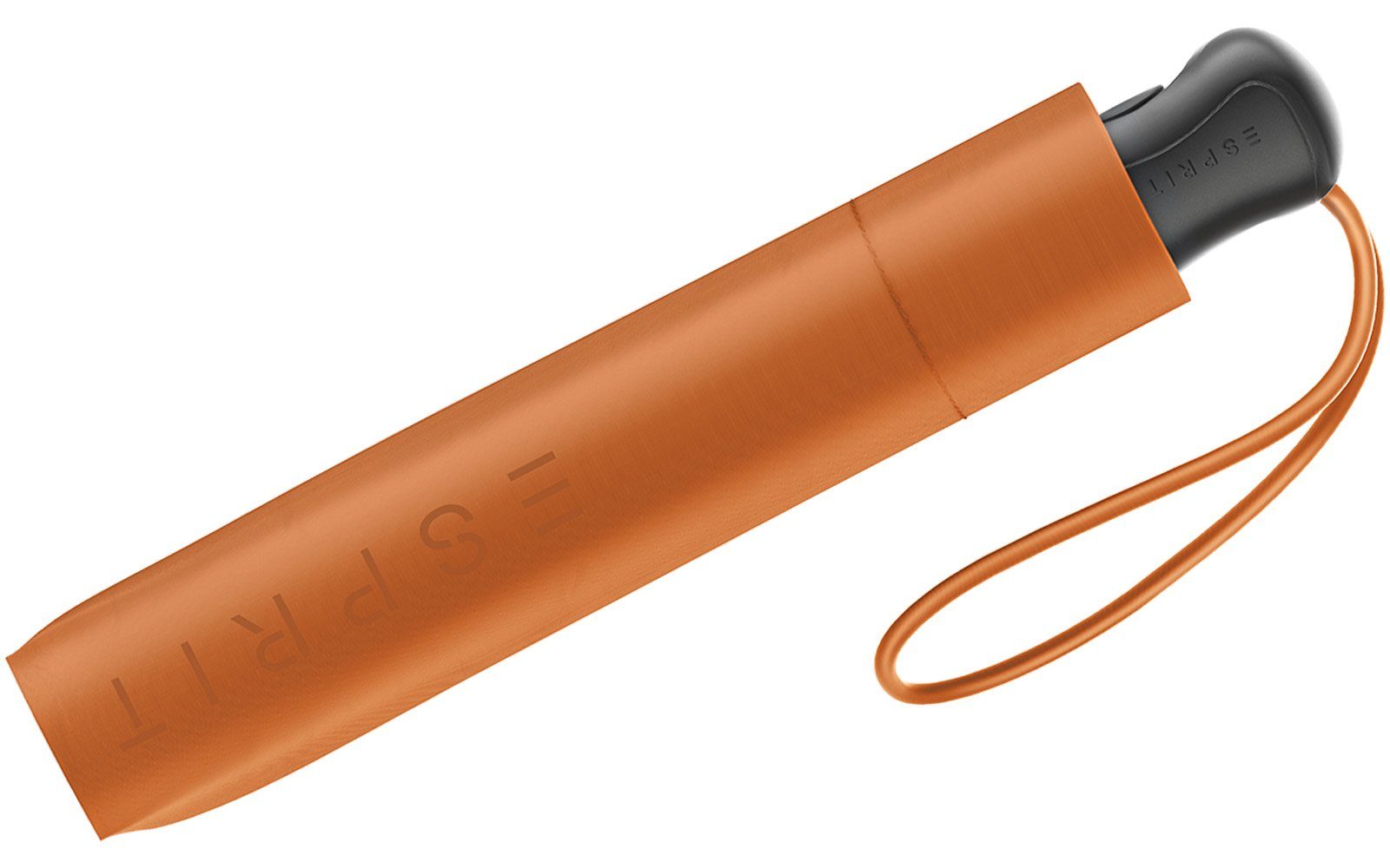 Damen orange, Auf-Zu Trendfarben Esprit burnt den HW in - 2022 leicht, Slimline neuen Automatik stabil, Taschenregenschirm Easymatic