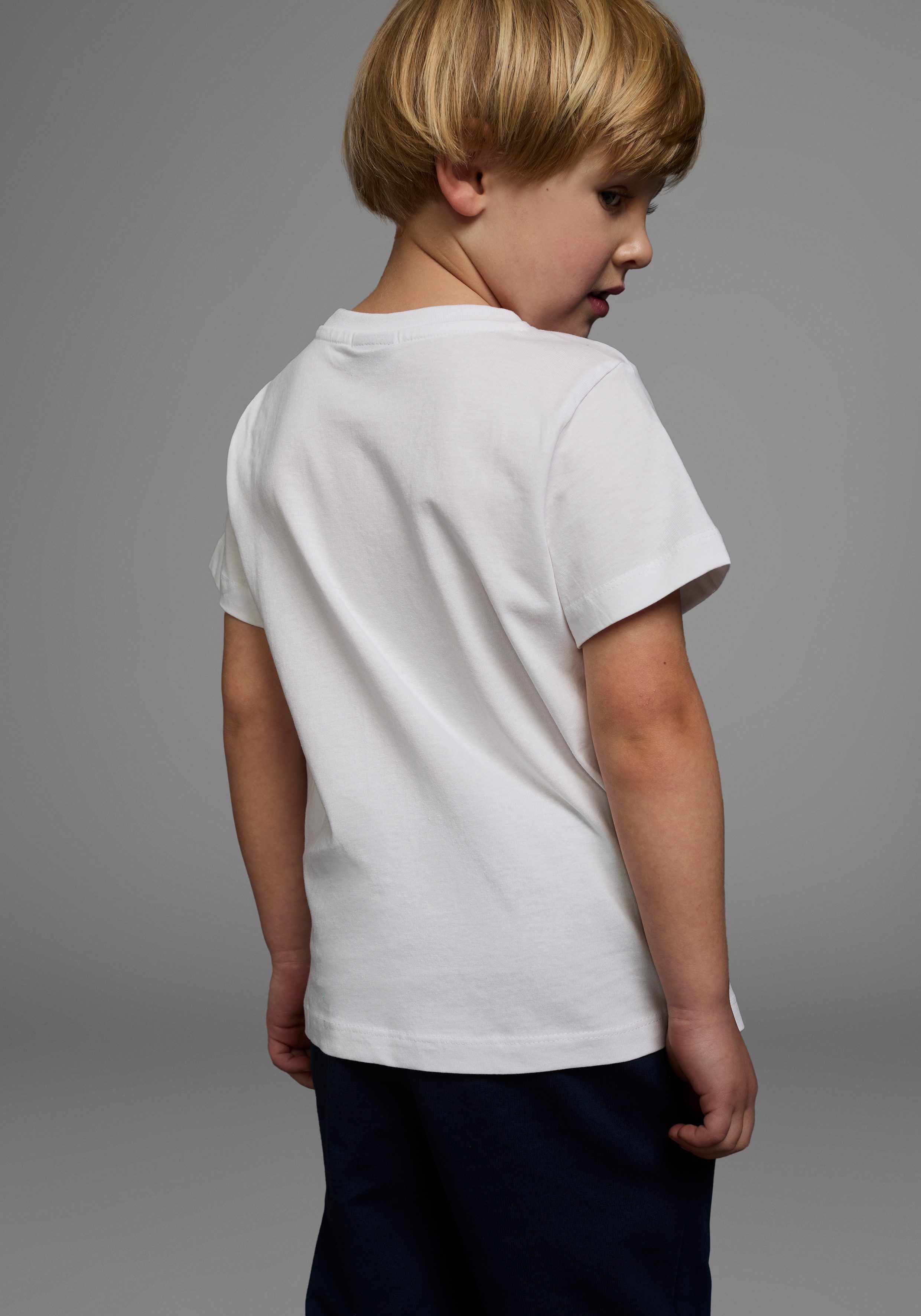 KIDSWORLD T-Shirt Mit allen BAGGER & CO. Print Kurzarm, bedruckt, Rundhalsausschnitt, aus Baumwolle – Bild 2 von 5