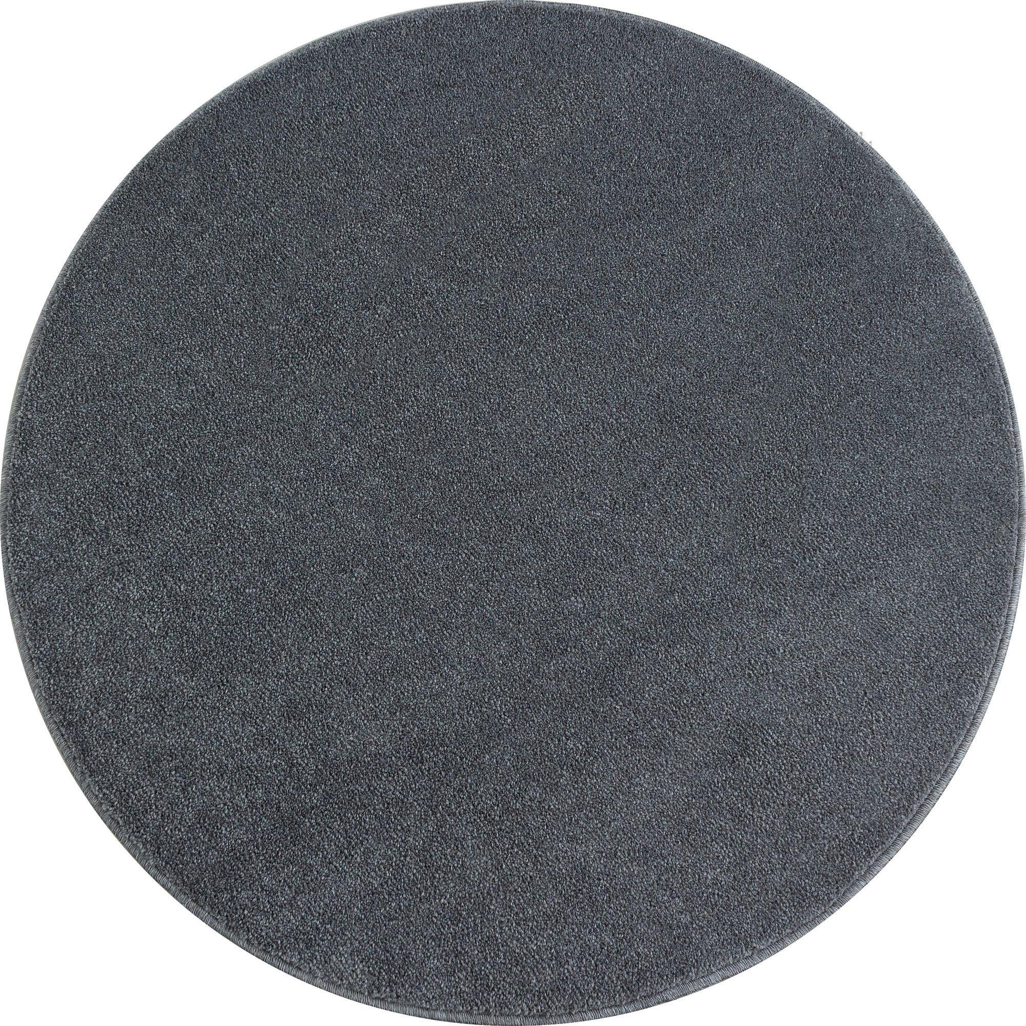 Ayyildiz Teppiche Teppich ATA, rund, Höhe: 10 mm, Kurzflor, uni, große Farbauswahl, robust, auch in rechteckig, Läufer