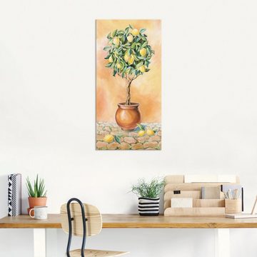 Artland Wandbild Zitronenbaum I, Pflanzen (1 St), als Alubild, Outdoorbild, Leinwandbild in verschied. Größen