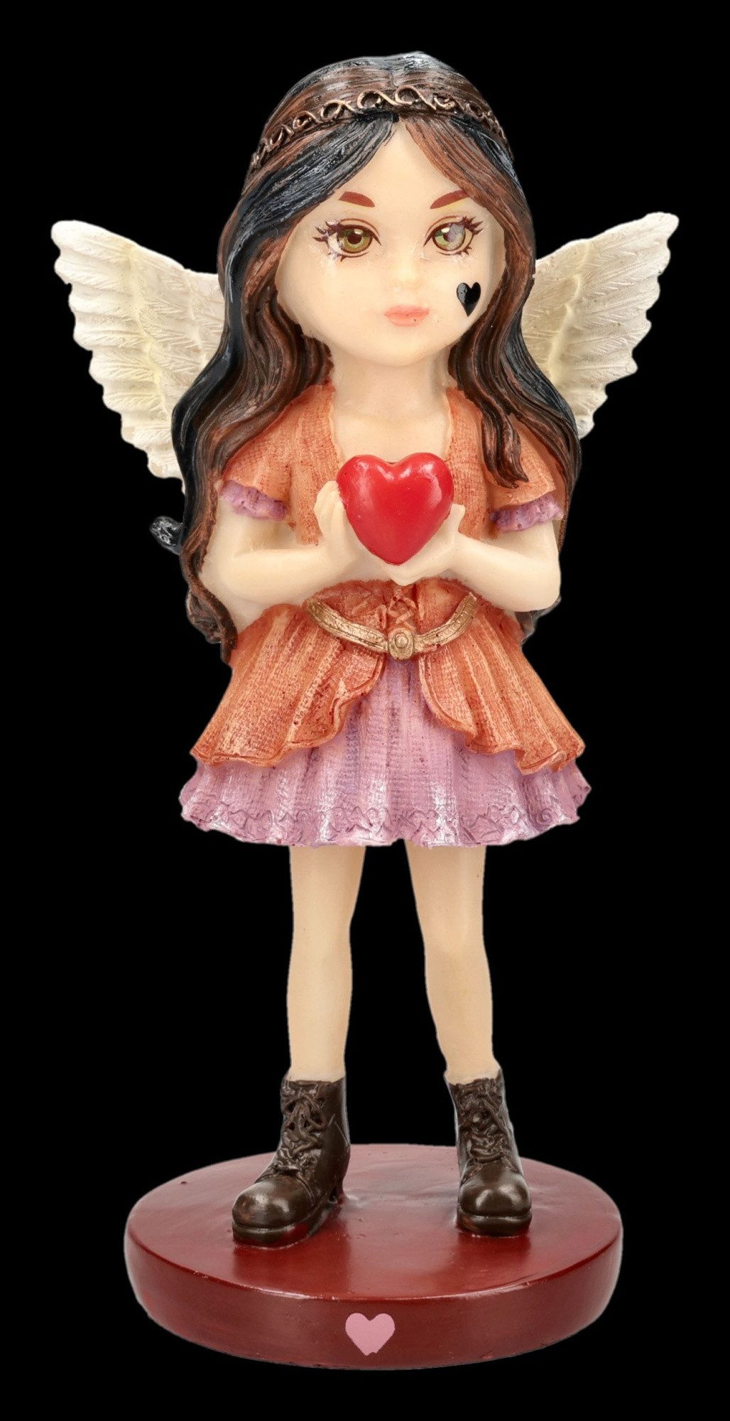 Figuren Shop GmbH Fantasy-Figur Elfenfigur Fee der Liebe - Fairy Figur Sammlerfigur Fantasy 18.5 cm