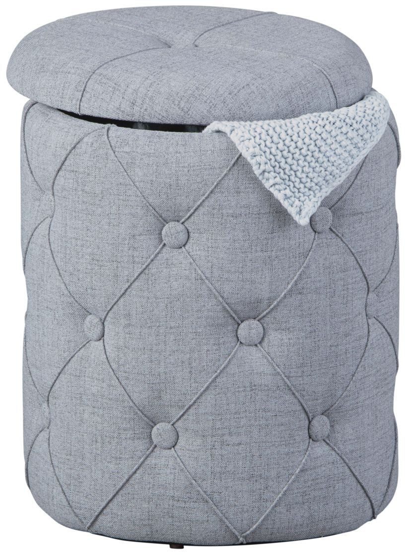 FURNARO Hocker, Sitzhocker mit abnehmbarem Deckel für nützlichen Stauraum