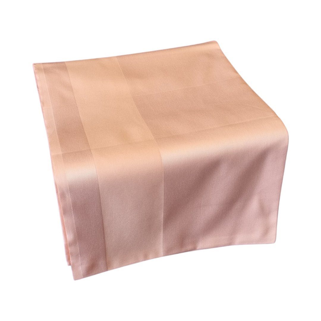 (1-tlg) Damast Premiumqualität 130x190 N-68044 ca. Tischdecke rosa Bellezza