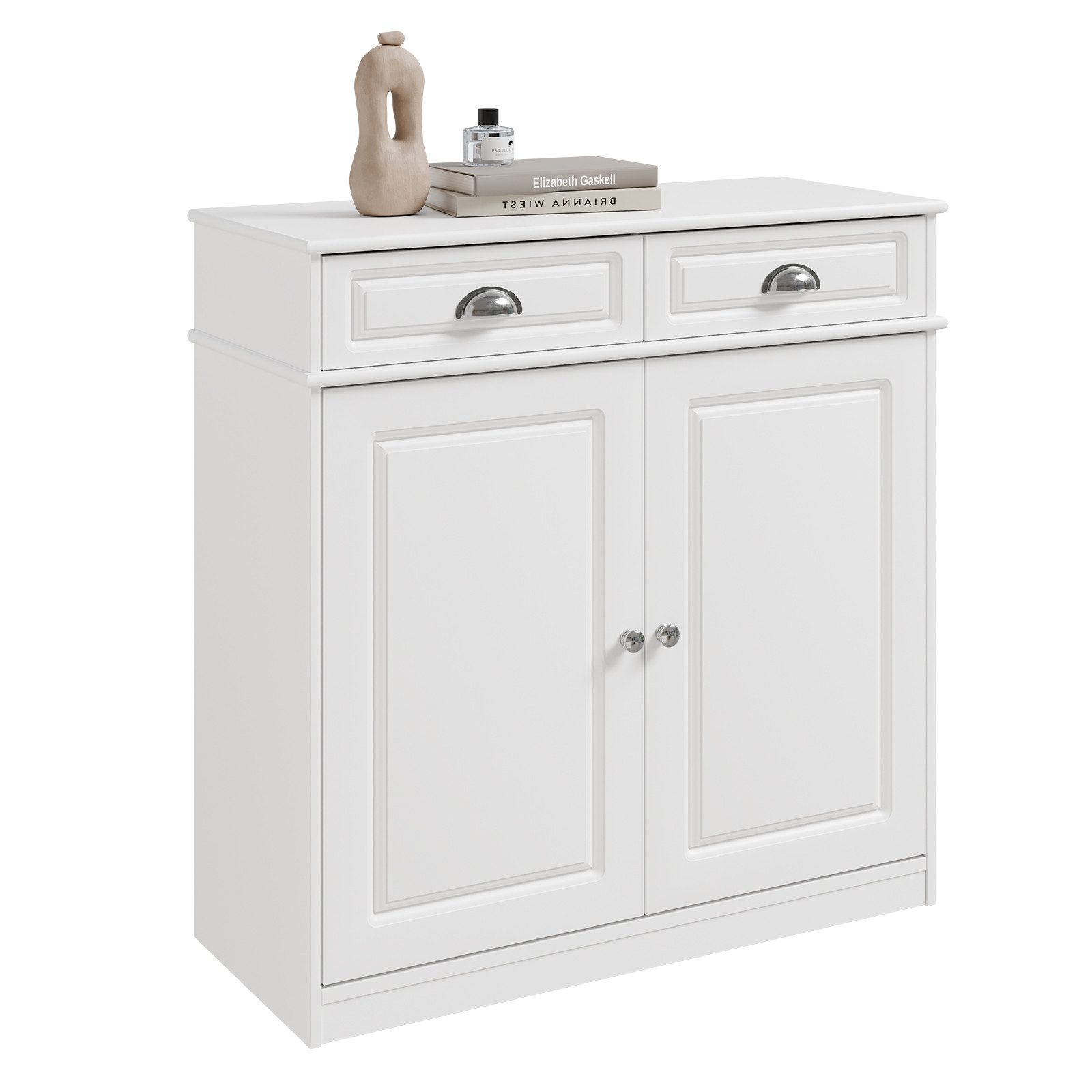 Schuhschrank FSB104, Sideboard Küchenschrank Kommode Stauraumschrank, FSC®