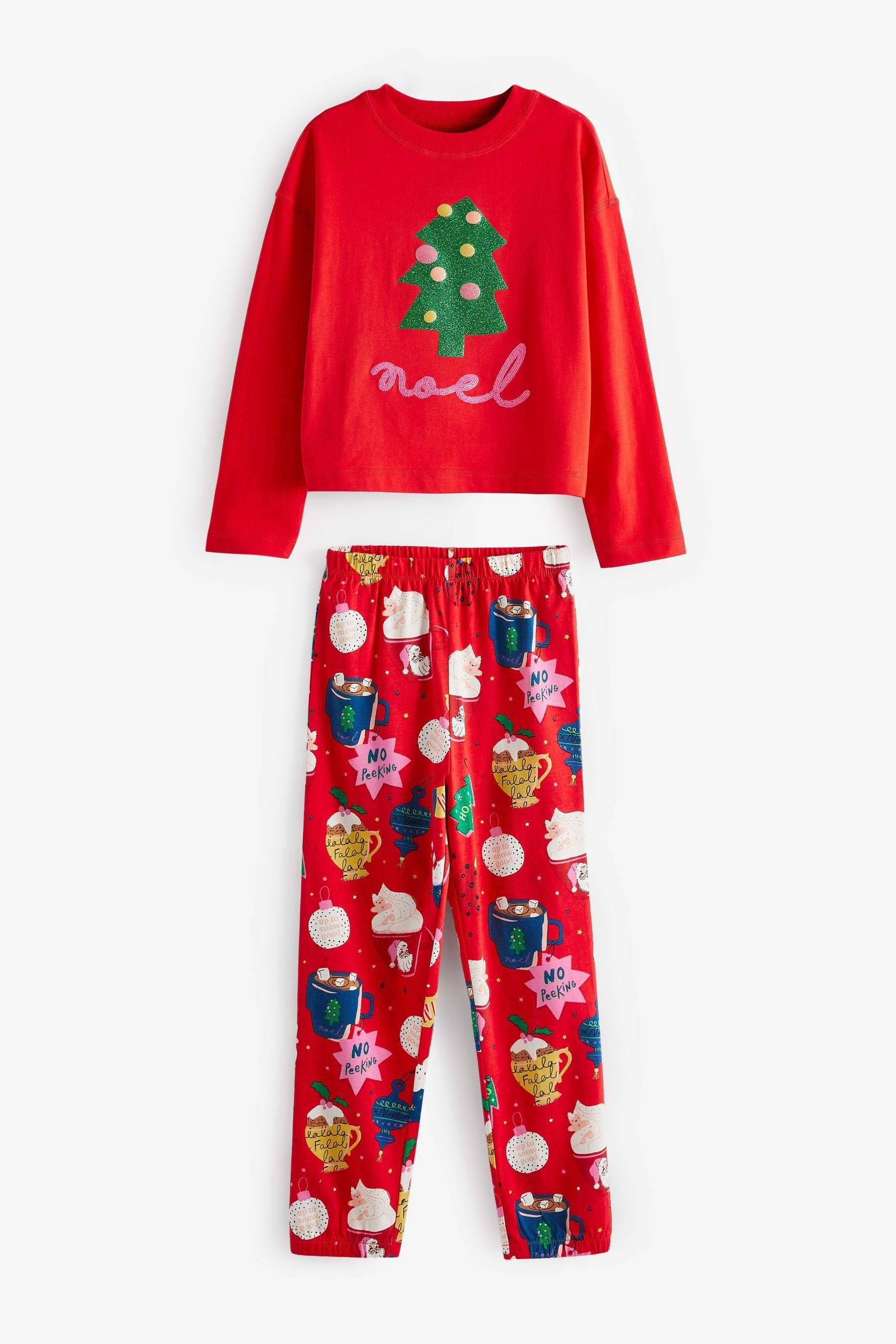 Next tlg) Weihnachtlicher Pyjama (2 Schlafanzug