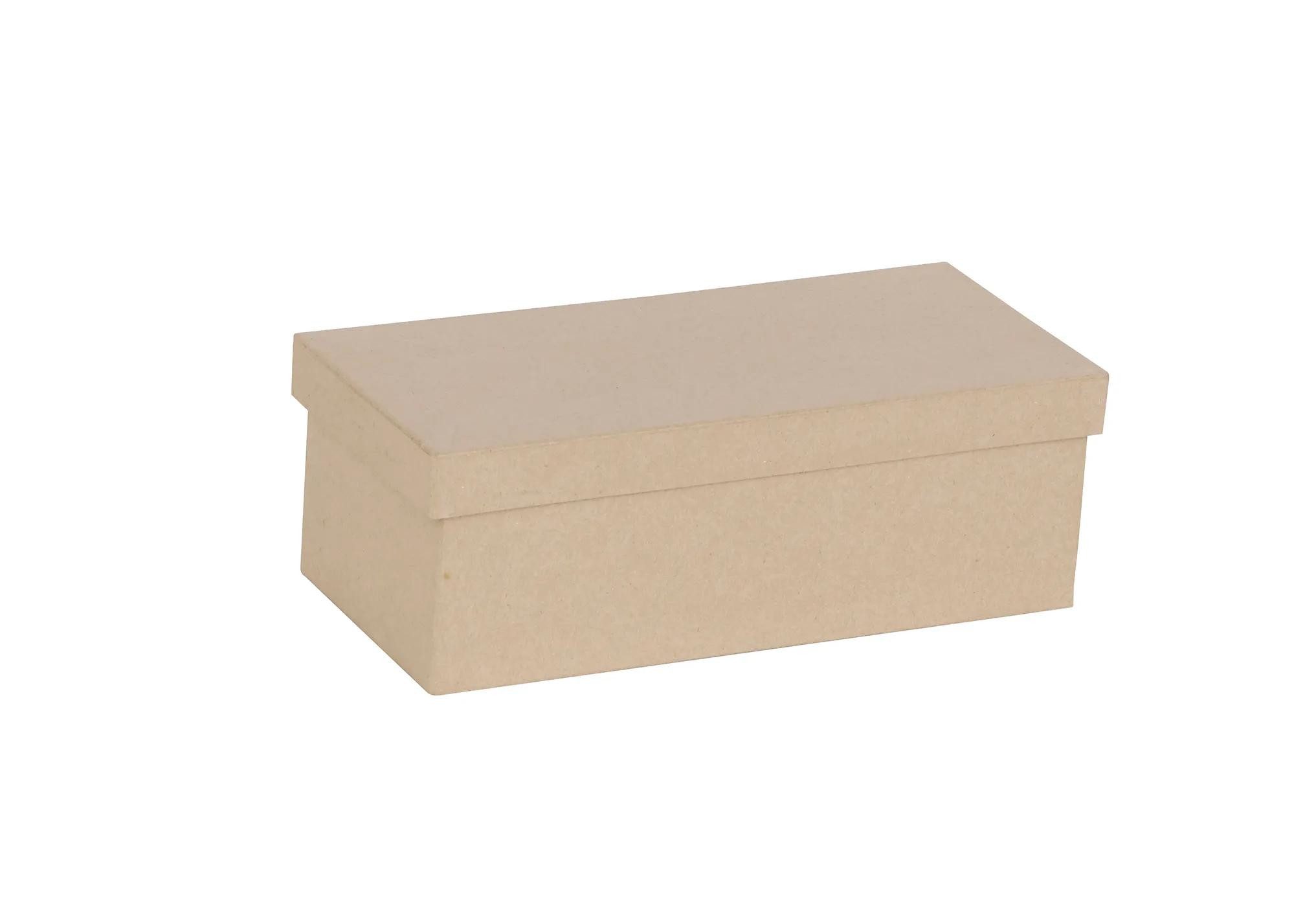 décopatch Papierdekoration Braunes Pappmaché, Box für Ballerinas 29x13x10 cm - Kartonbraun BT019O, DECO-Supports