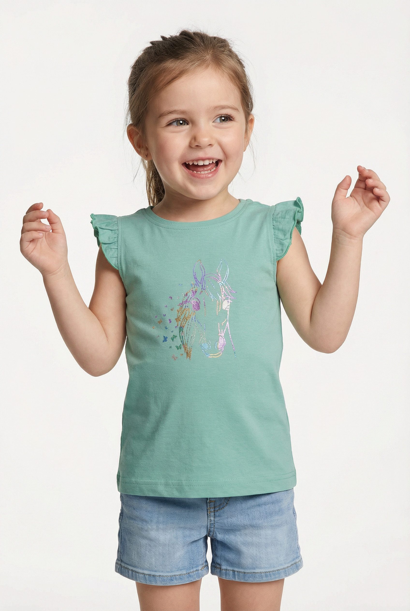 Blue Seven T-Shirt mit tollem Pferdemotiv