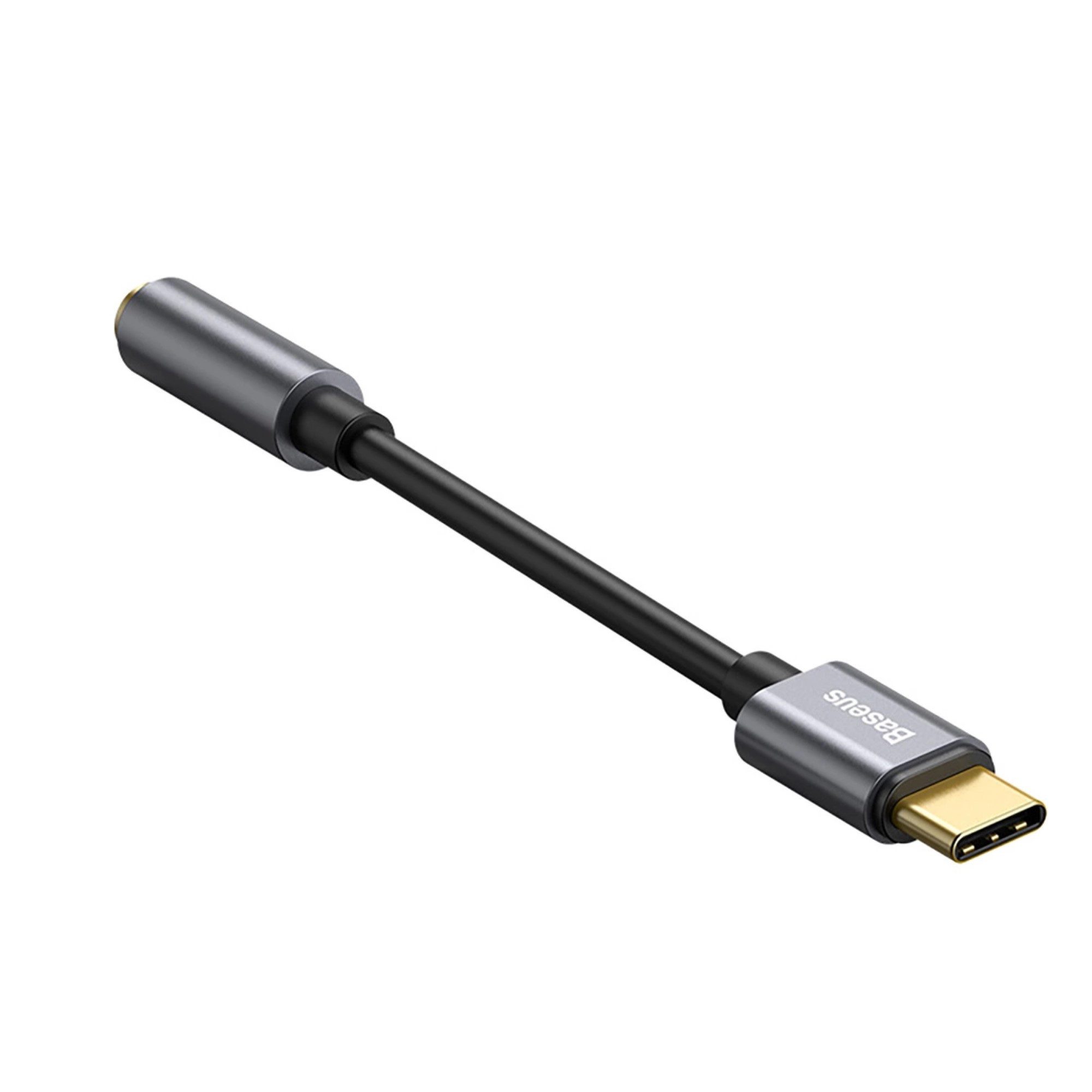Baseus Adapter für USB-C-Kopfhörer/Miniklinke 3,5 mm DAC 24 Bit 48 KHz USB-Adapter