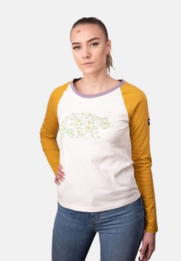 FORSBERG Rundhalsshirt Damen Longsleeve Flower-Print