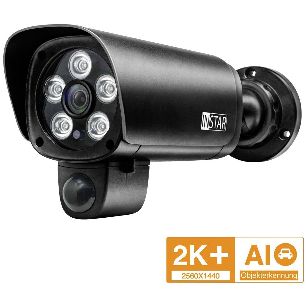 INSTAR Überwachungskamera INSTAR IN-9408 2K+ LAN/WLAN schw. 101664 WLAN IP Überwachungskamera (101664 (IN-9408 2K+ LAN/WLAN schw)