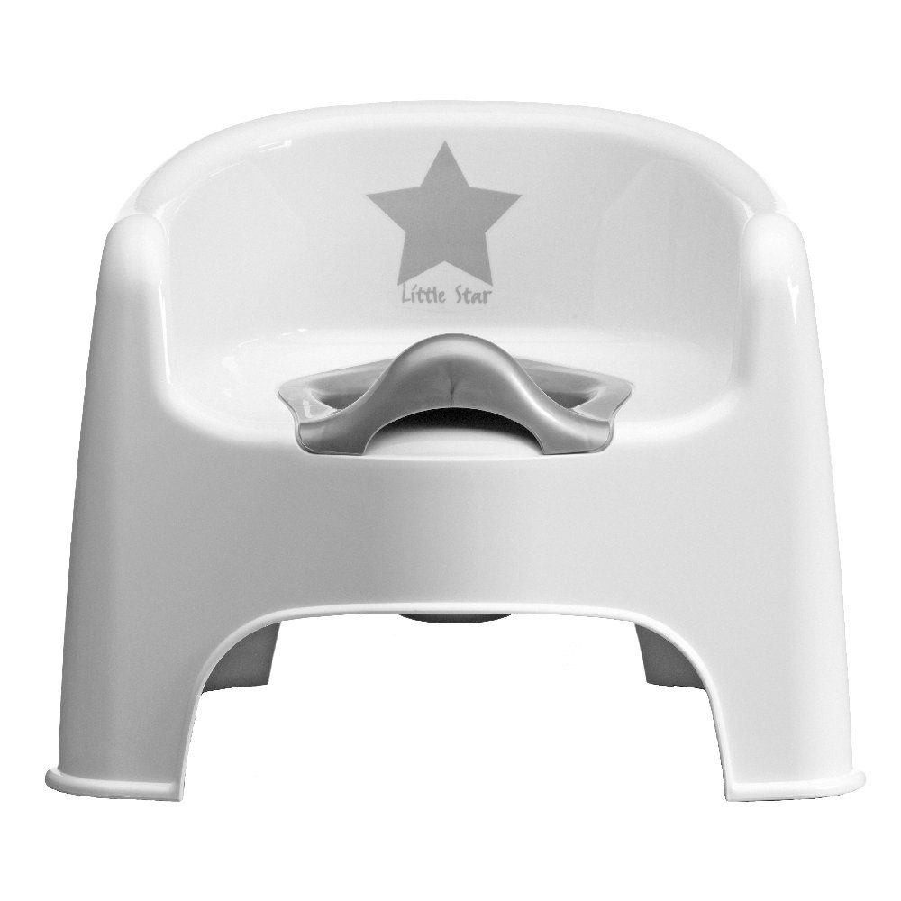 Strata Töpfchen Topfstuhl Töpfchen Little Star mit Sternaufkleber, Töpfchen mit herausnehmbarem Innentopf