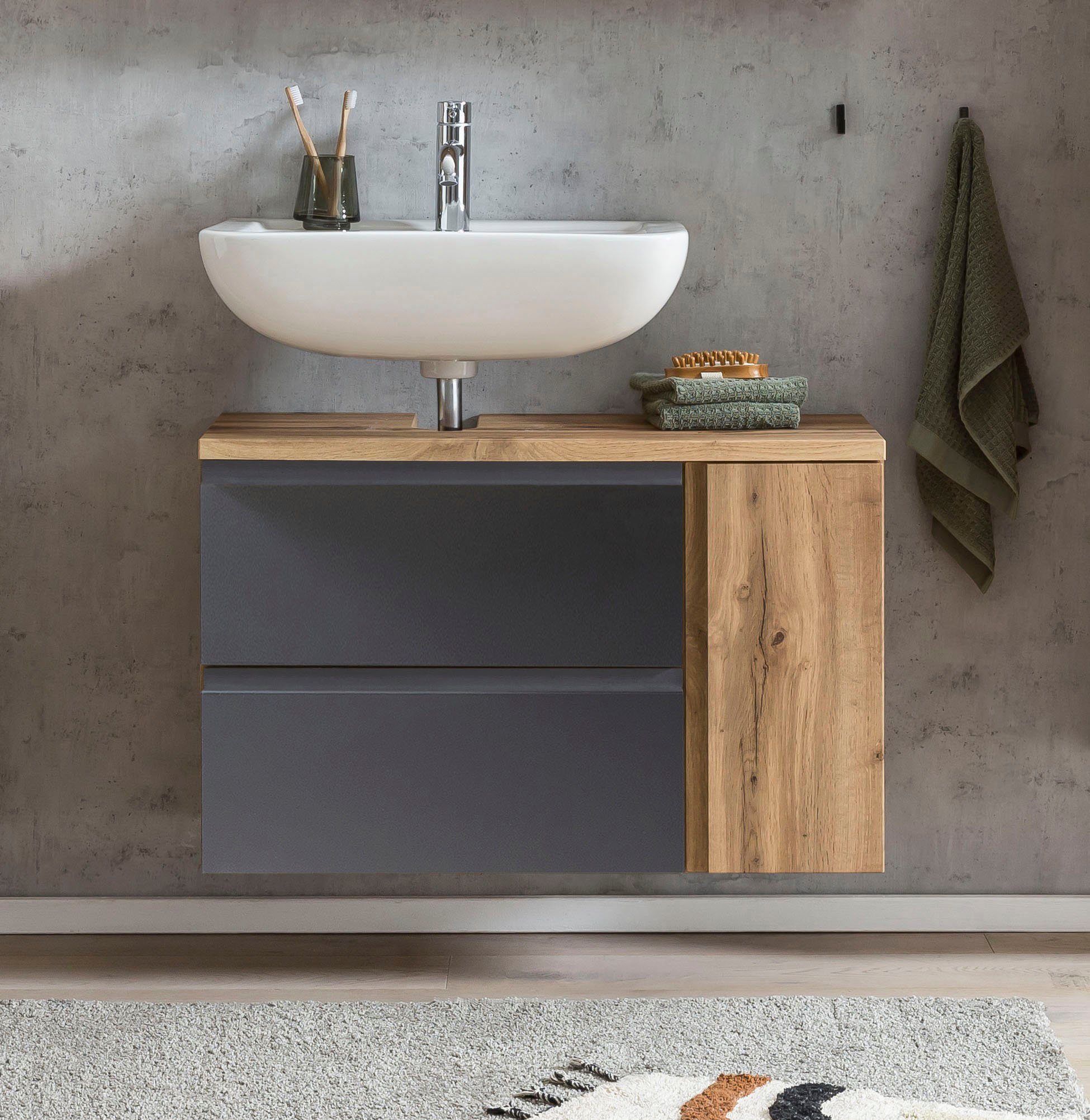 welltime Waschbeckenunterschrank Sölden