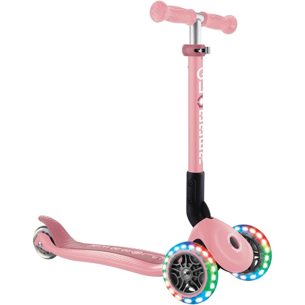 Tretroller Junior Foldable Lights Kinderroller 3-rädriger Scooter