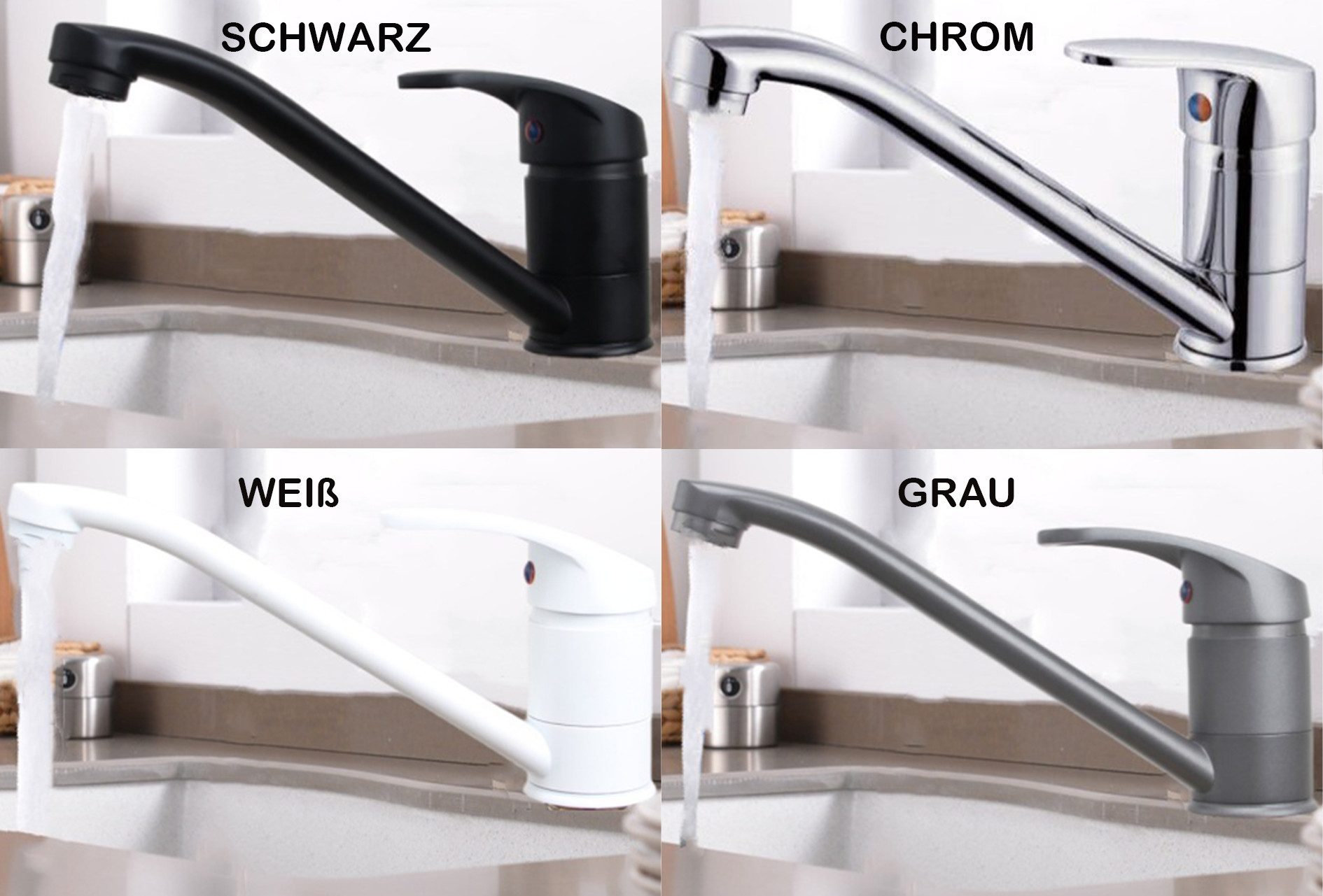 Faizee Home Küchenarmatur Smart Armatur – Elegant & Funktional (4-St)