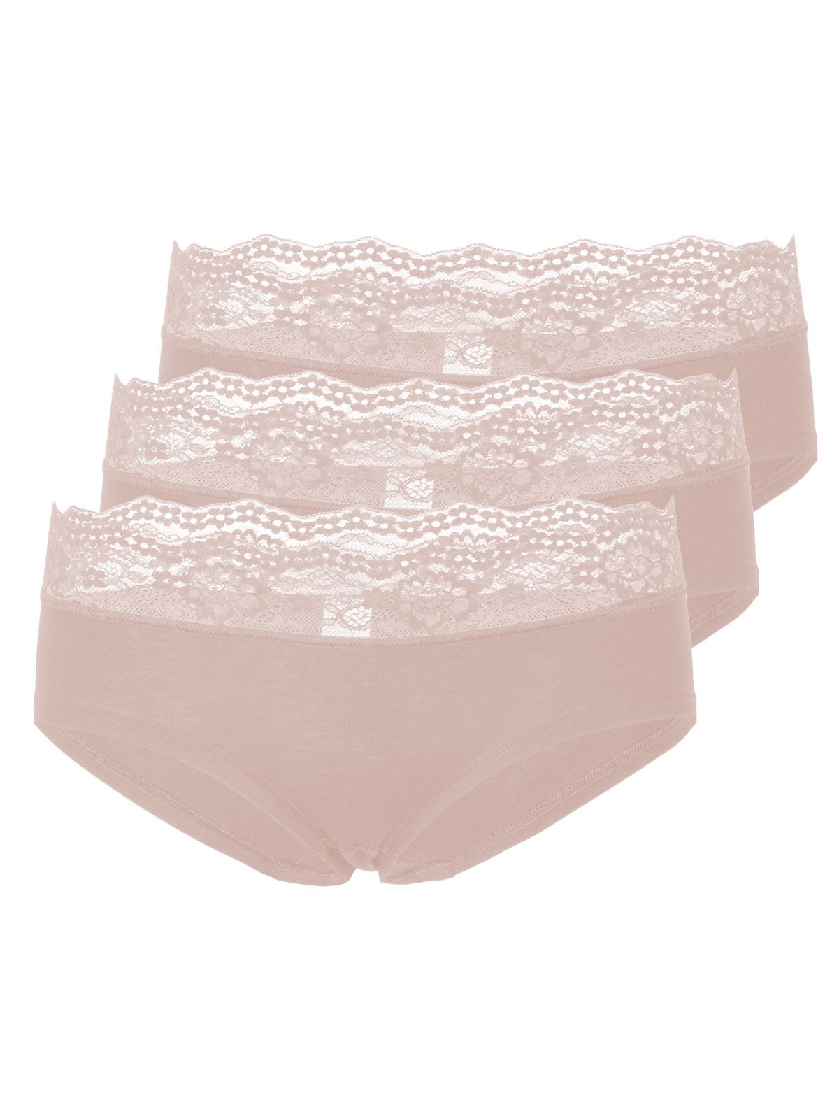 Panty 3er Pack Damen Hipsterpanty Viskose
