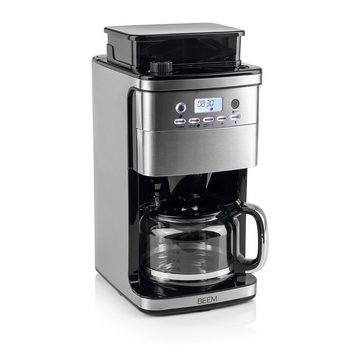 BEEM Filterkaffeemaschine 1,5l inkl. Glaskanne 12 Tassen Timer Warmhalteplatte, Permanentfilter, FRESH-AROMA-PERFECT SUPERIOR