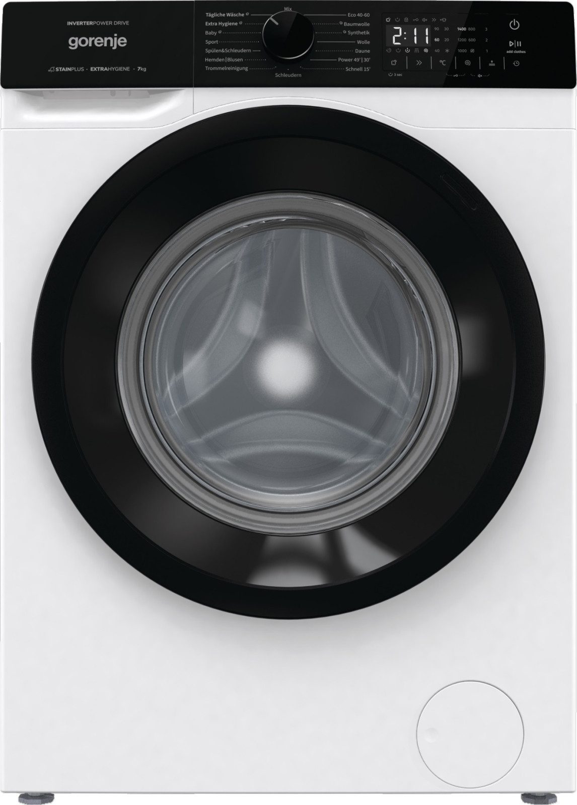 GORENJE Waschmaschine WNHA 74 SAPS/DE 7 kg / 1400 Touren SteamTech, Selbstreinigungsprogramm