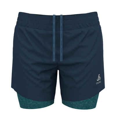 Odlo Funktionsshorts 2-in-1 Шорти RUN EASY 5 INCH blue wing teal