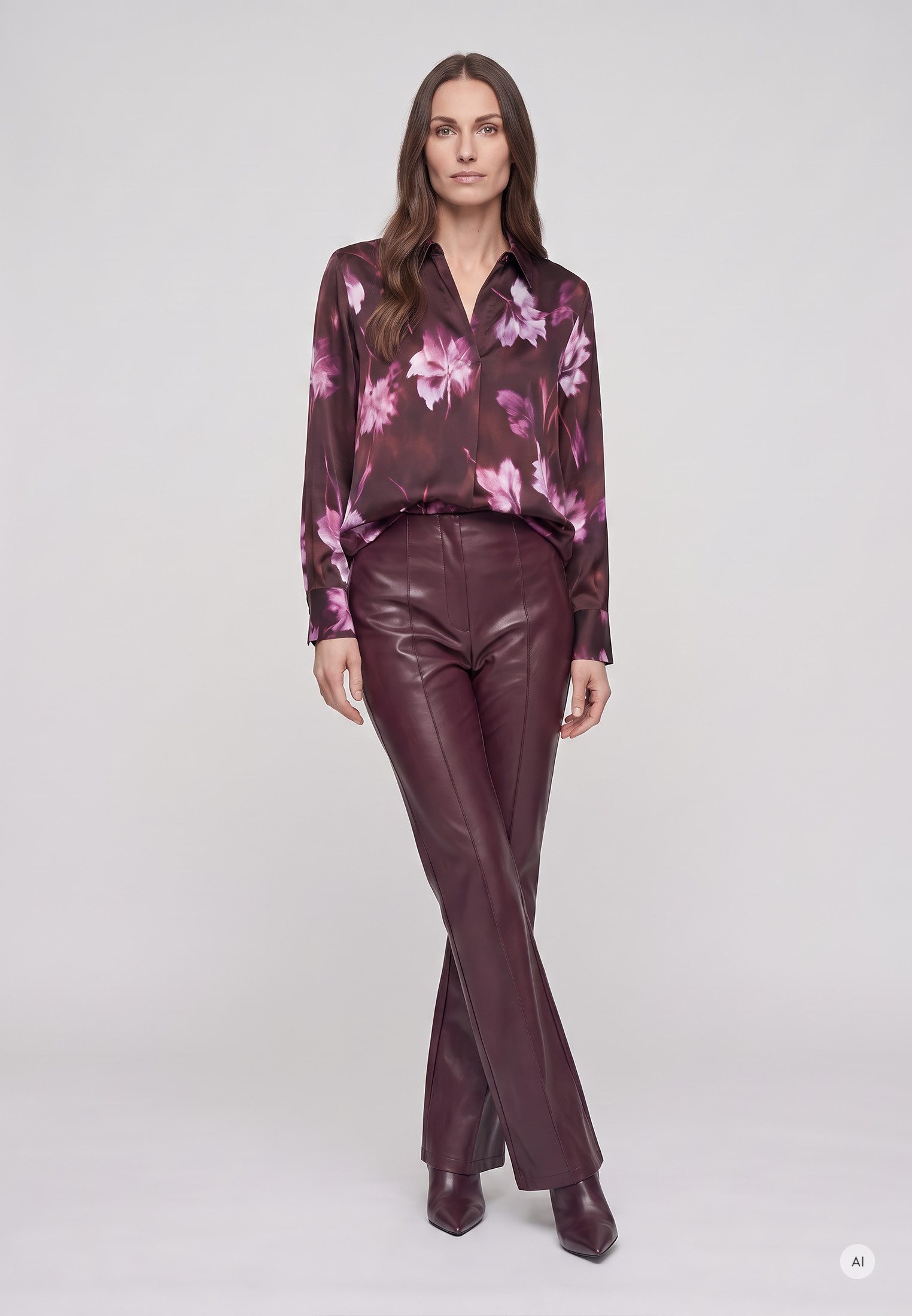 MARC AUREL Druckbluse mit Tigerprint