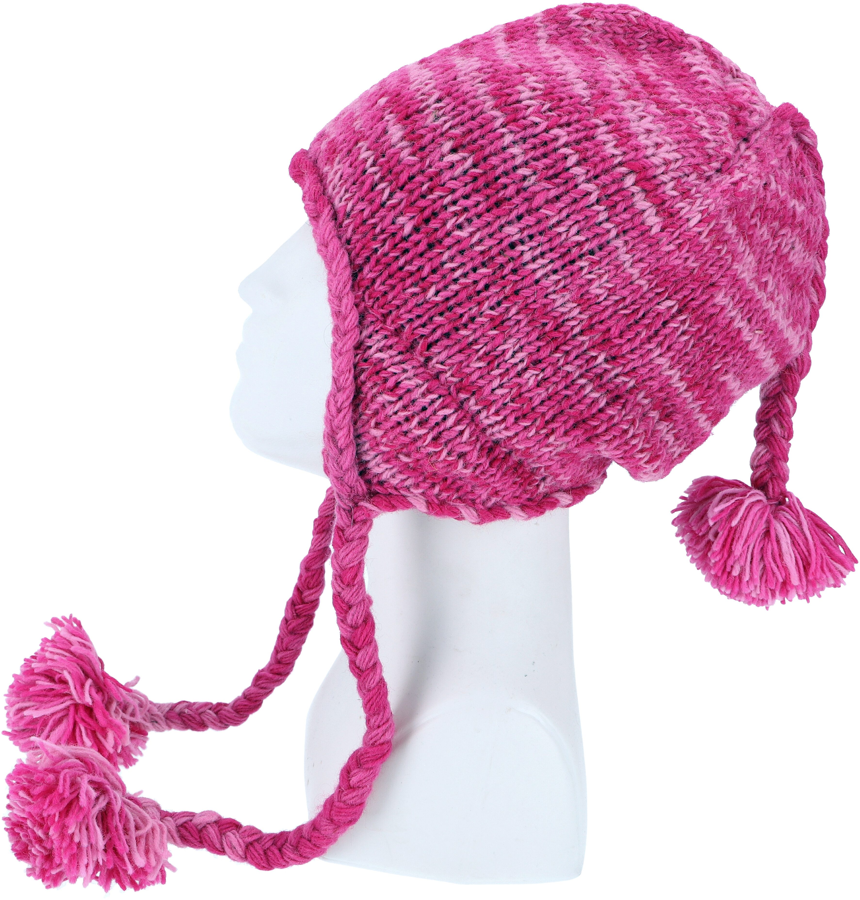 Guru-Shop Strickmütze Wollmütze mit Ohrenklappen, Norwegermütze,.. günstig online kaufen