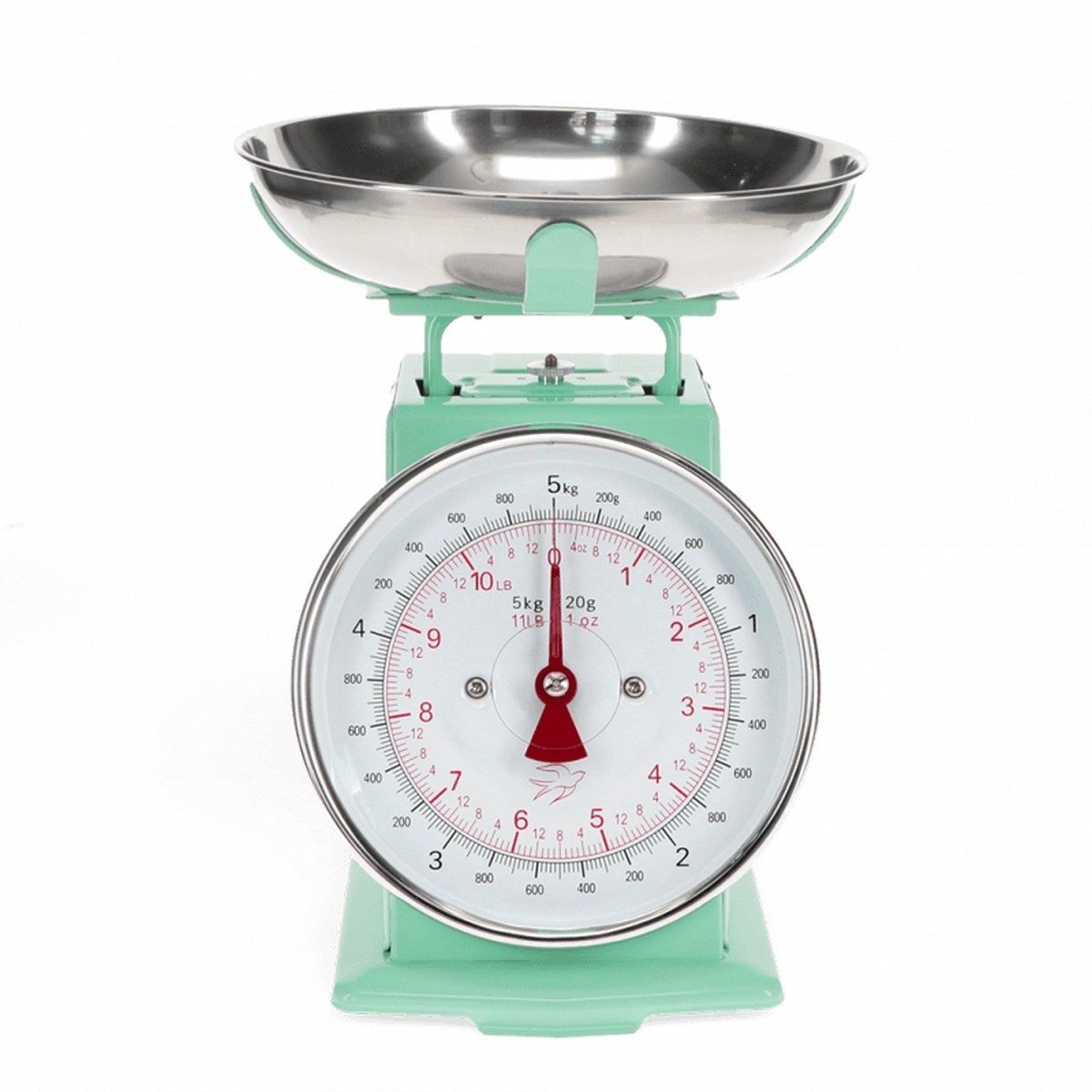 Rex London Küchenwaage Mechanische Küchenwaage mit Edelstahlschüssel für Backen & Kochen