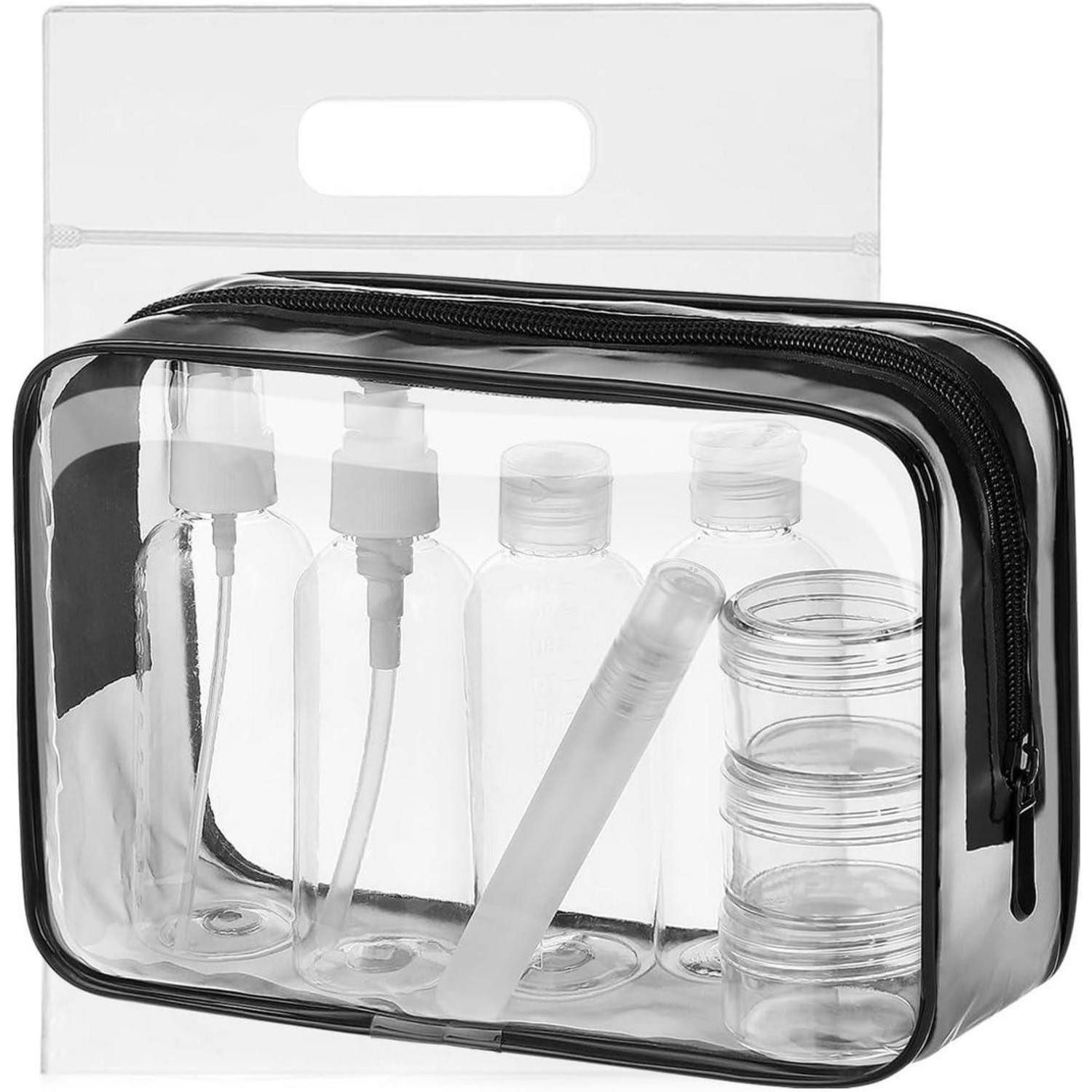 LuxusKollektion Liquidtasche Transparenter Flüssigkeits Aufbewahrungsbeutel für Flugreisen