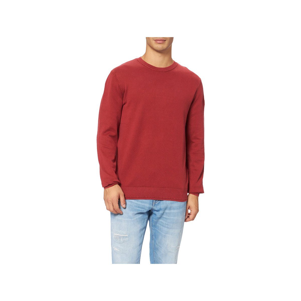 Rundhalspullover Strickpullover