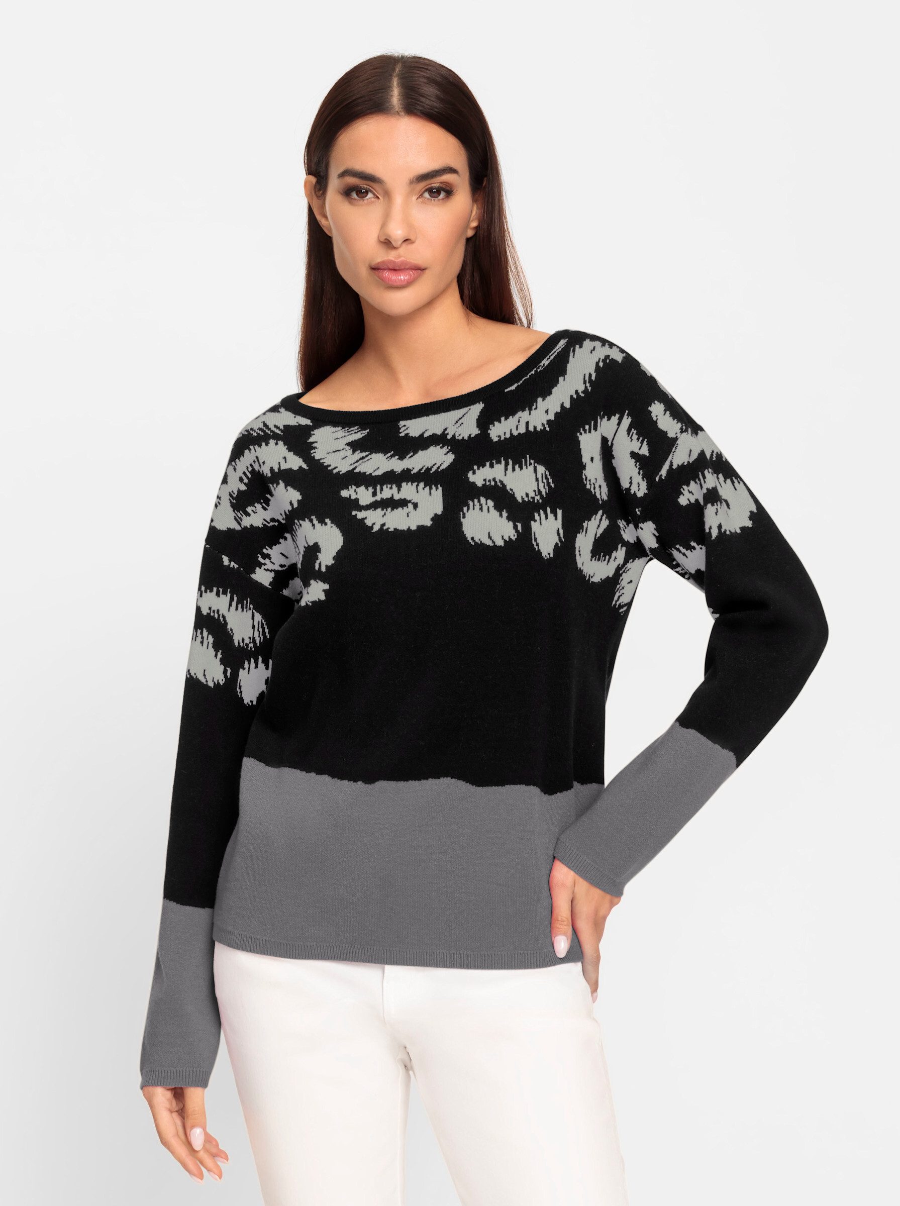 heine Strickpullover Langarm-Pullover . günstig online kaufen