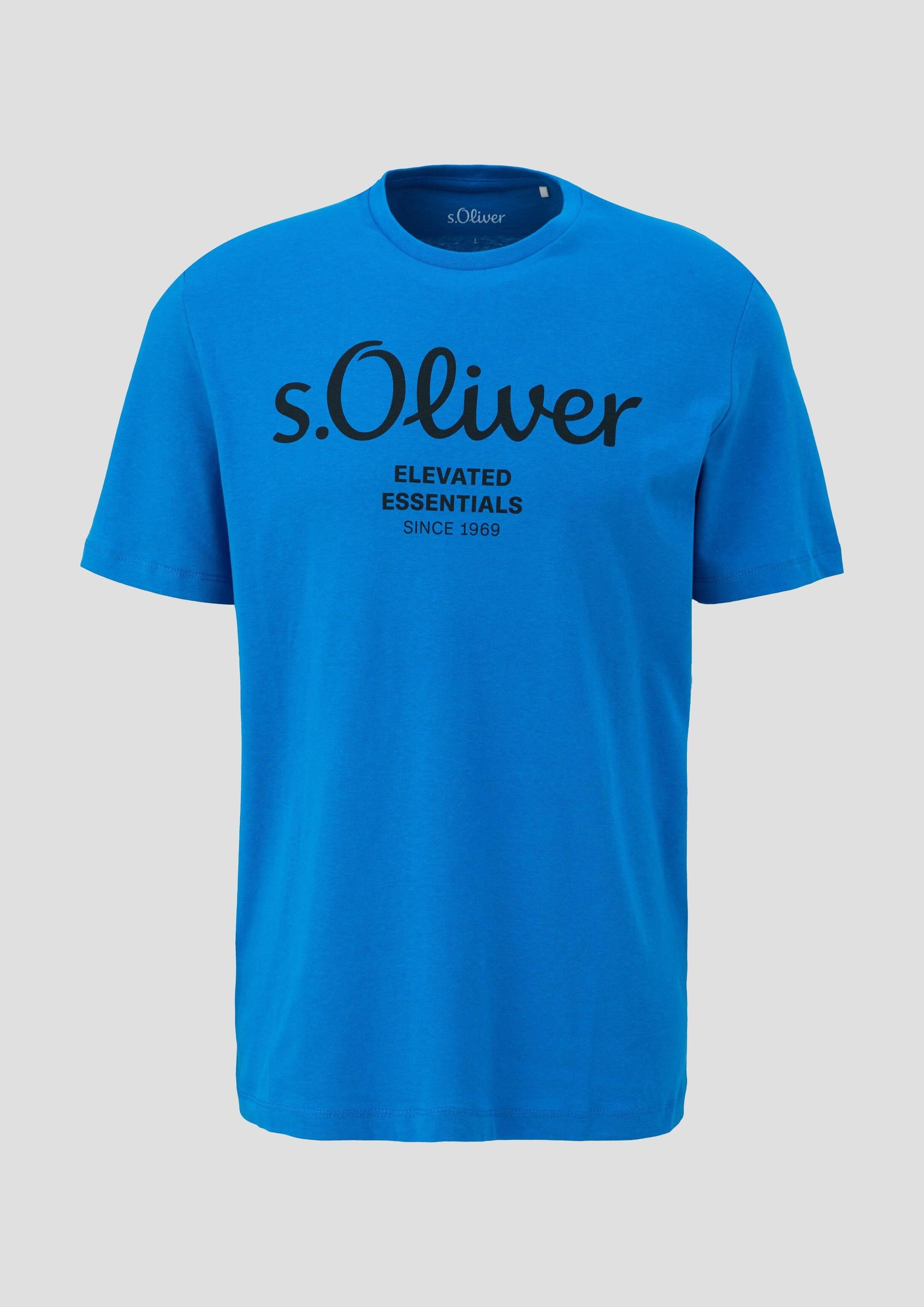 s.Oliver Kurzarmshirt T-Shirt s.Oliver Print-Shirt