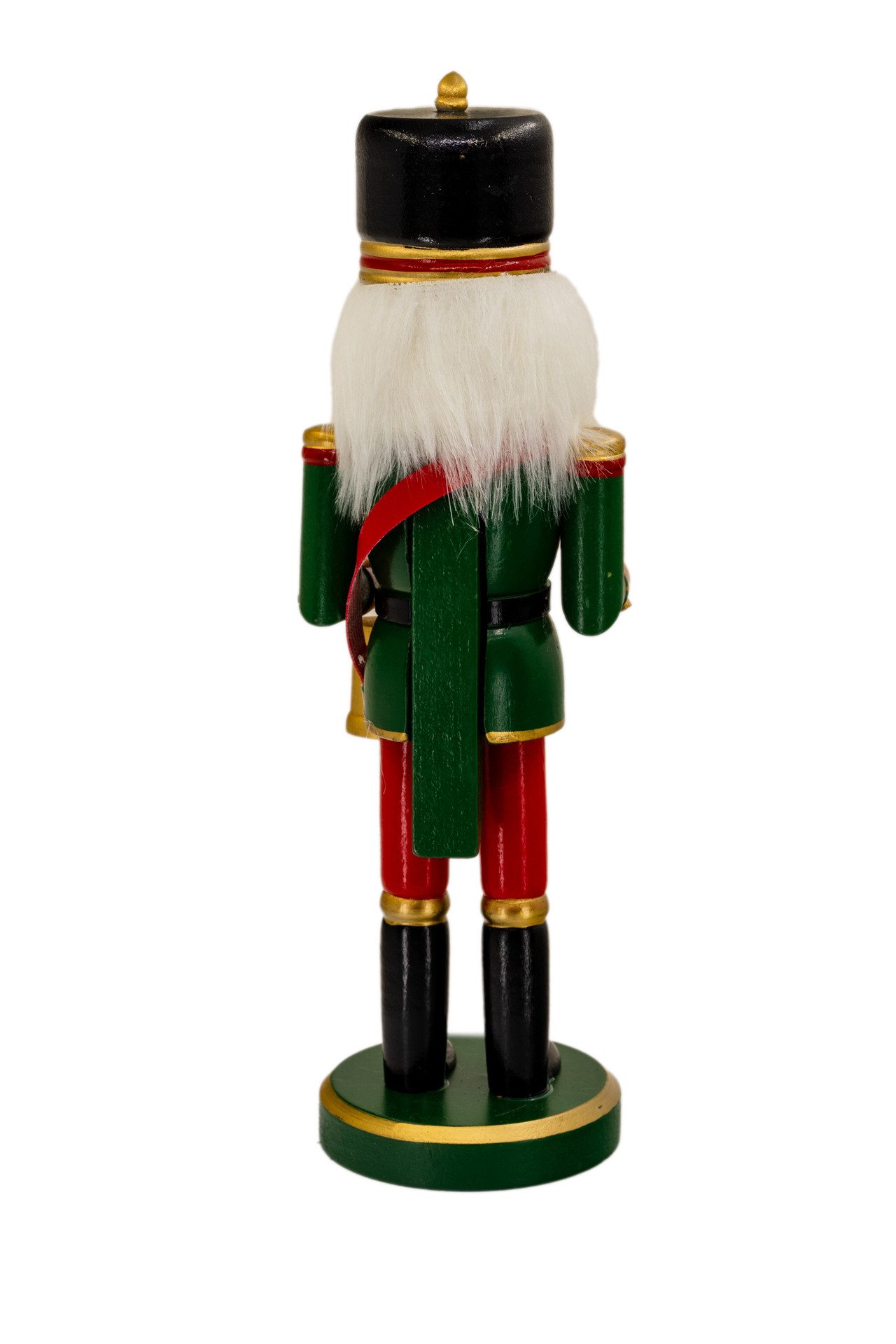 Kaladia Nussknacker Trommler Rot/Grün - ca. 26 cm - als Dekoration für jeden Raum, nostalgische Dekofigur für Sammler, Winterfans und Festtagsbegeisterte