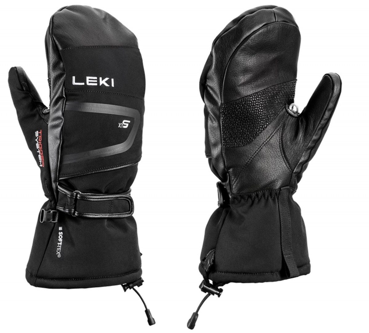 Leki Skihandschuhe Leki Detect XT 3D Mitten Skihandschuhe Fäustlinge 653841601