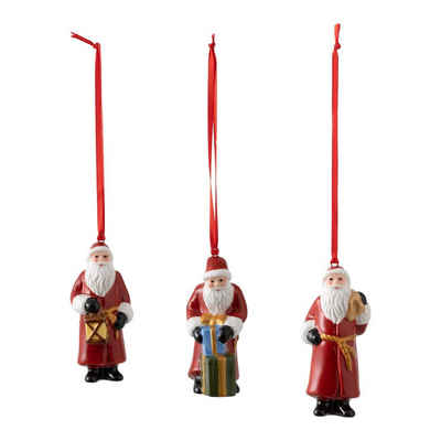 Villeroy & Boch Dekofigur Nostalgic Ornaments Ornamente-Set Santa Claus (3 St)