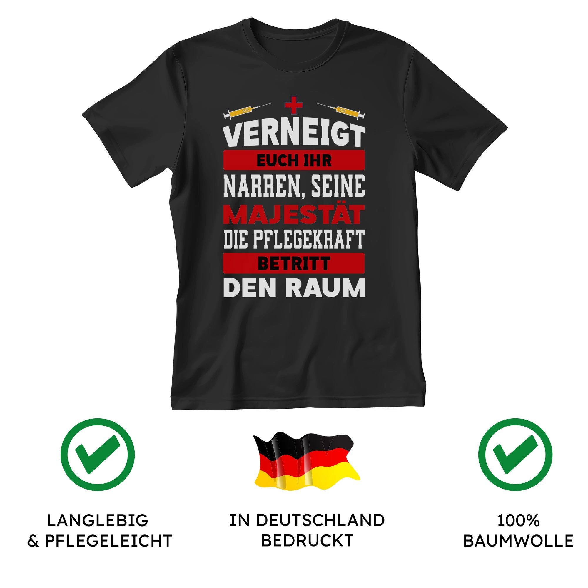 22Feels T-Shirt Pflegekraft Geschenk Männer Spruch Beruf Ausbildung Studium Abschluss IN DEUTSCHLAND BEDRUCKT