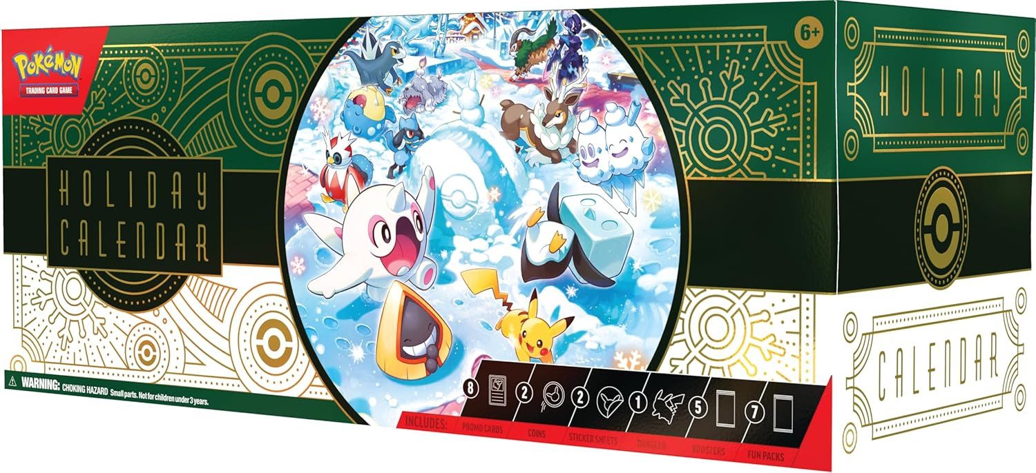 POKEMON JUEGO DE CARTAS Sammelkarte Holiday Calendar 2024 Englisch